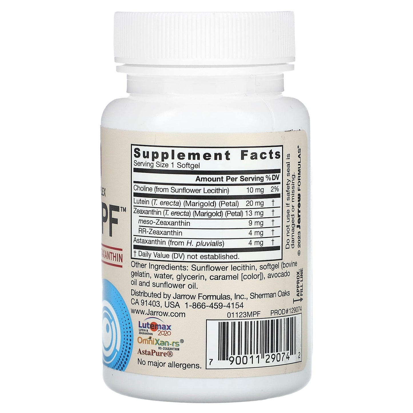 Jarrow Formulas, MaculaPF, Carotenoid Complex, 30 Softgels
