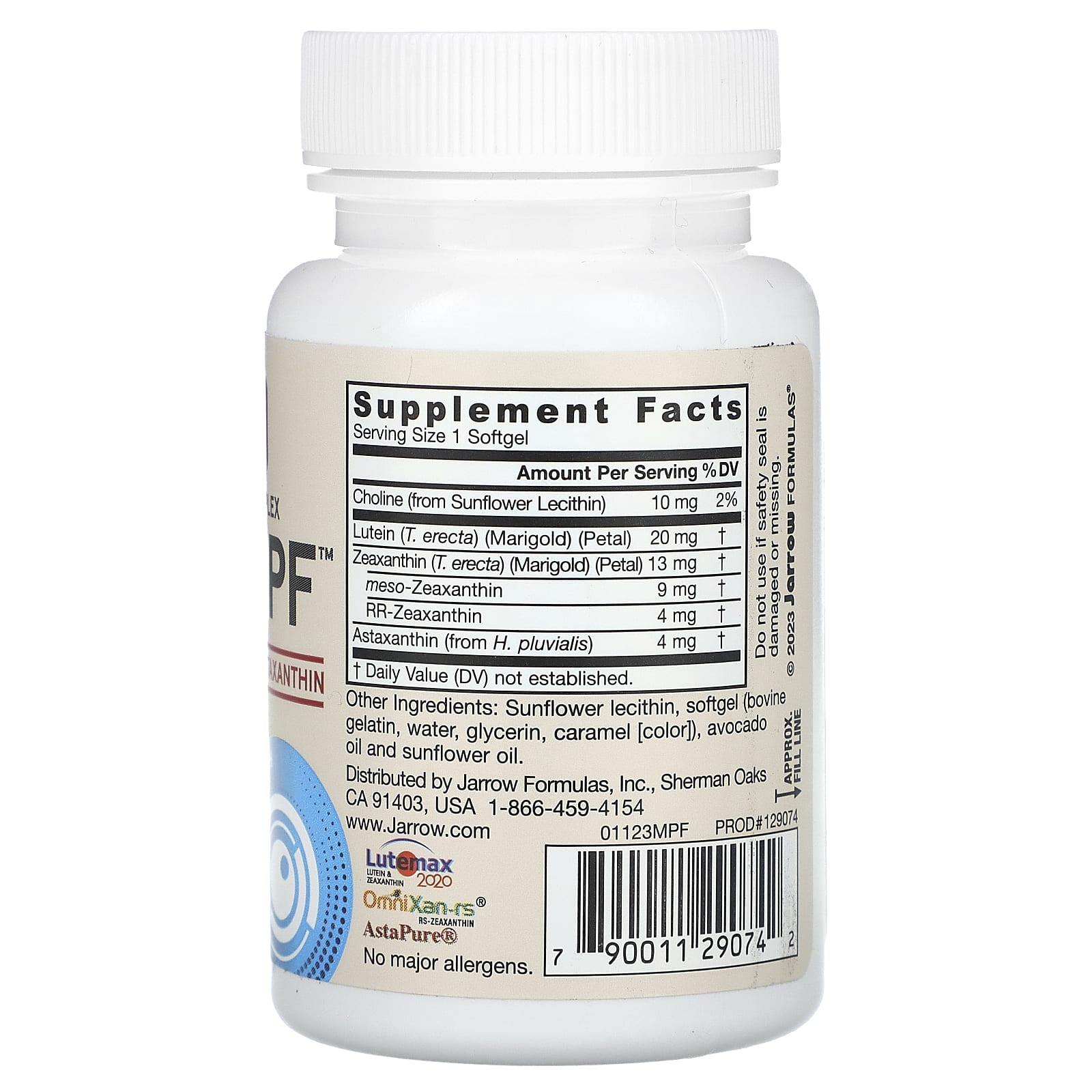 Jarrow Formulas, MaculaPF, Carotenoid Complex, 30 Softgels