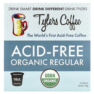 Acid-Free Organic Coffee Pods | Tylers Coffees | 16 Pods