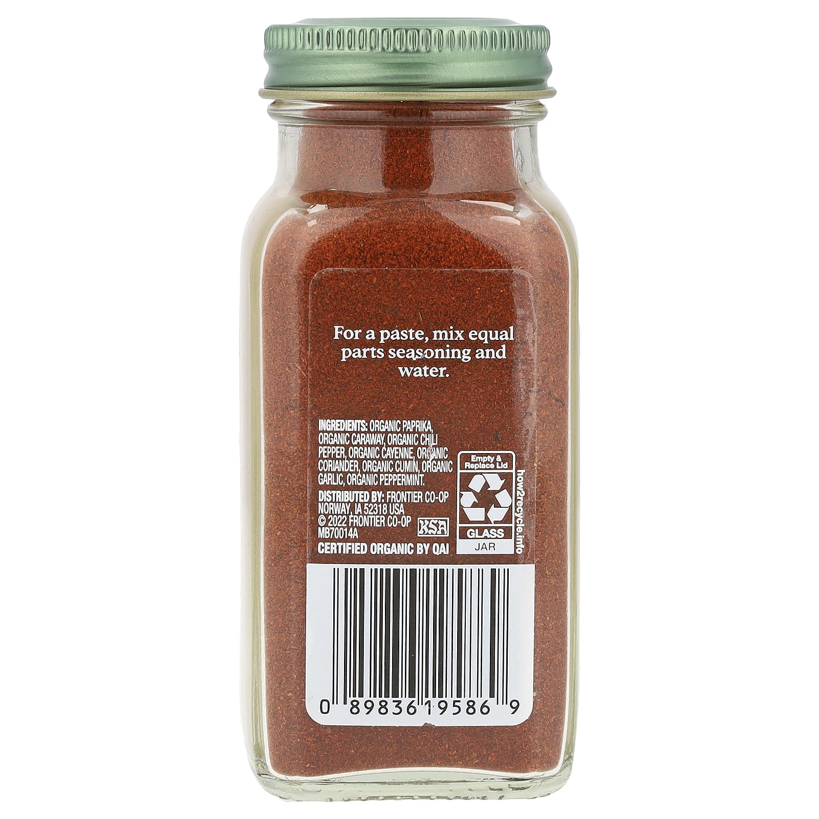 Simply Organic, Harissa Seasoning, 3.2 oz (91 g) - Image 2