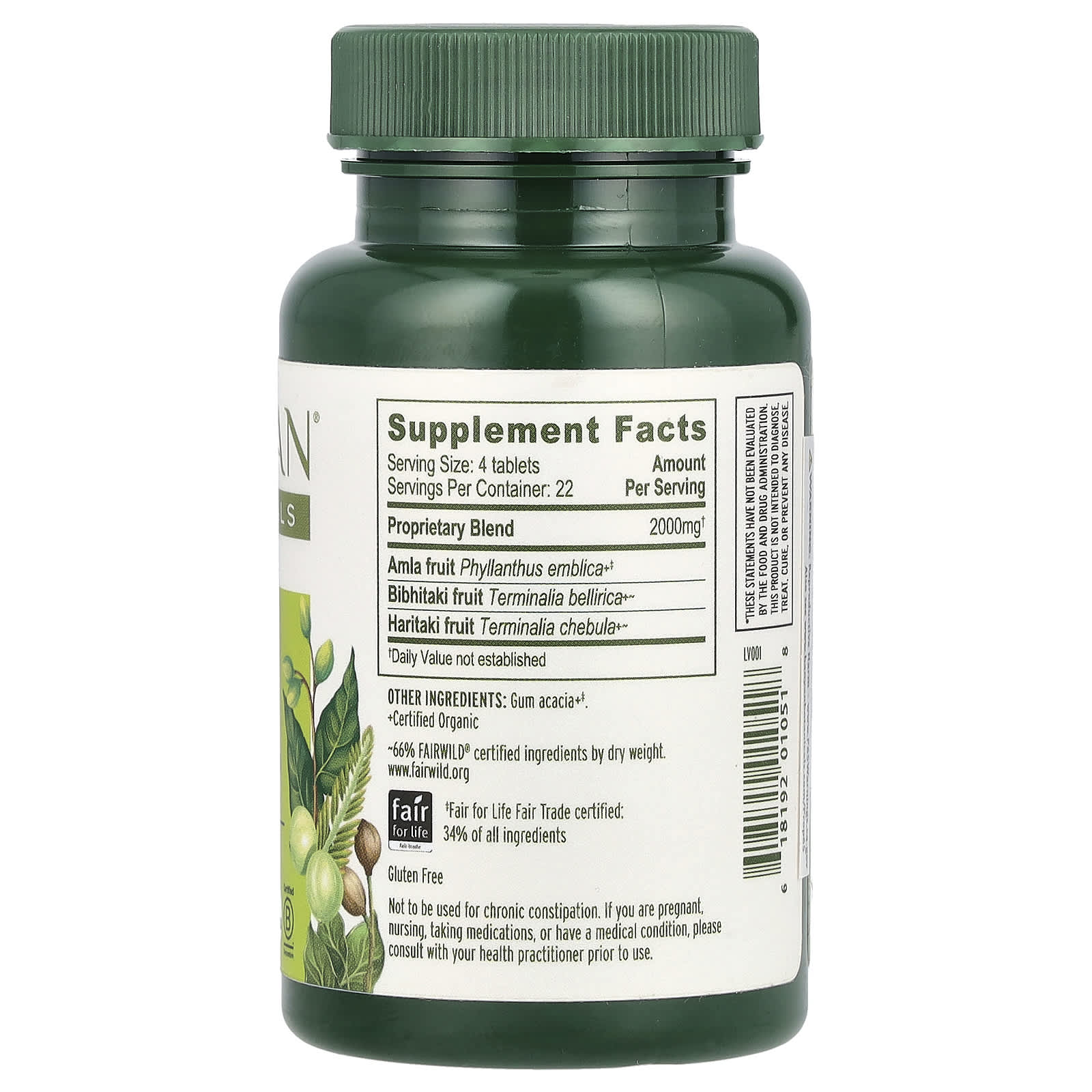 Banyan Botanicals Triphala, 90 USDA Organic Tablets for Digestive Health - Image 2