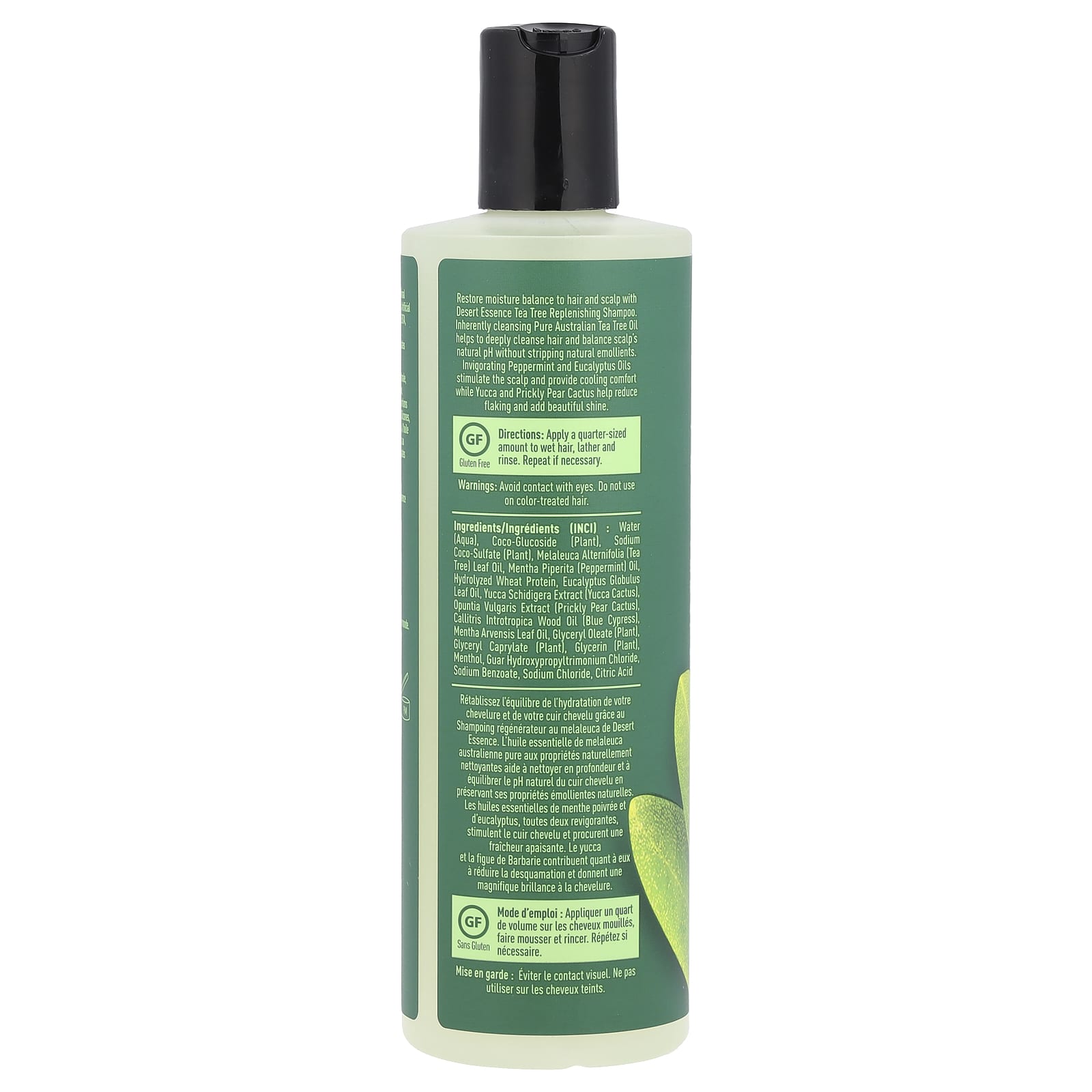 Tea Tree Replenishing Shampoo with Peppermint &amp; Yucca - Desert Essence - Image 2