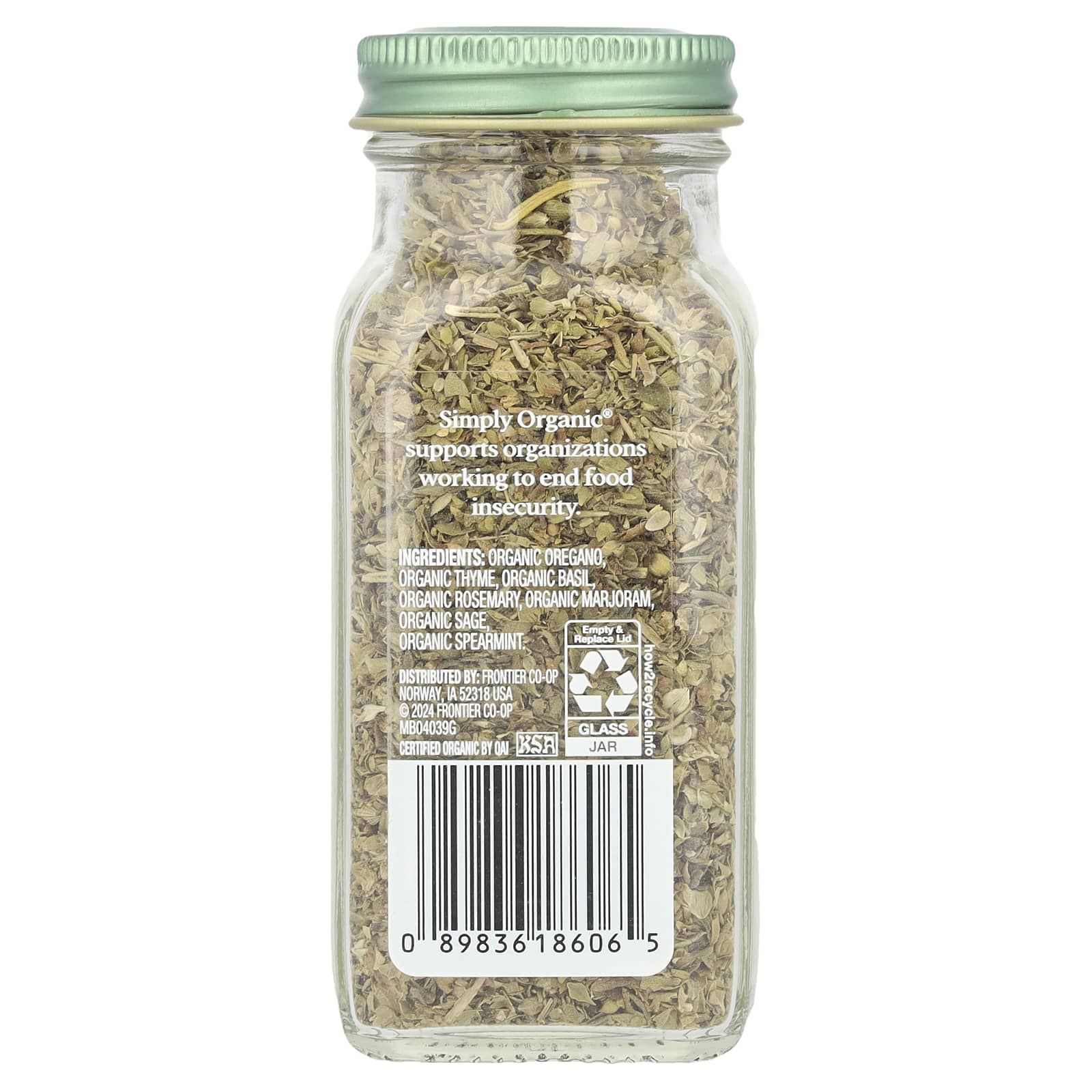 Simply Organic, Italian Seasoning, 0.95 oz (27 g) - Image 2