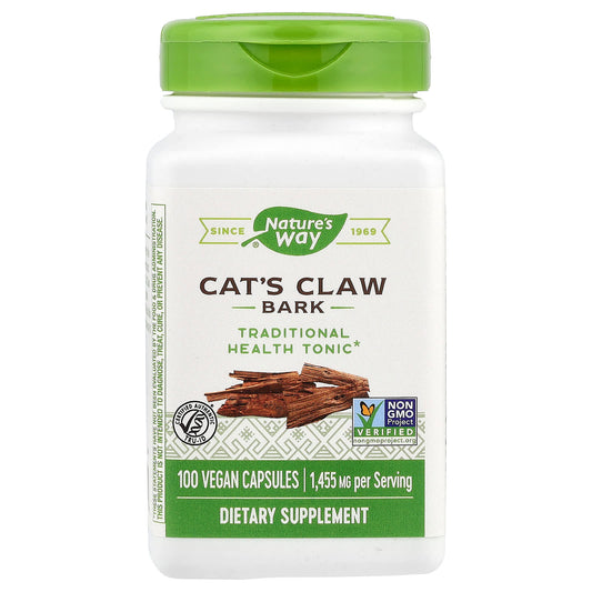 Nature's Way, Cat's Claw Bark, 100 Vegan Capsules (485 mg per Capsule) - Image 1