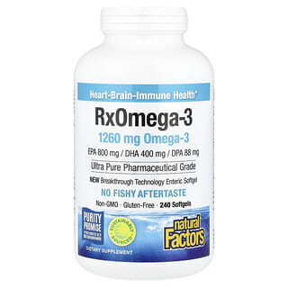 Natural Omega-3 Supplements for Heart Health | 630mg EPA & DHA