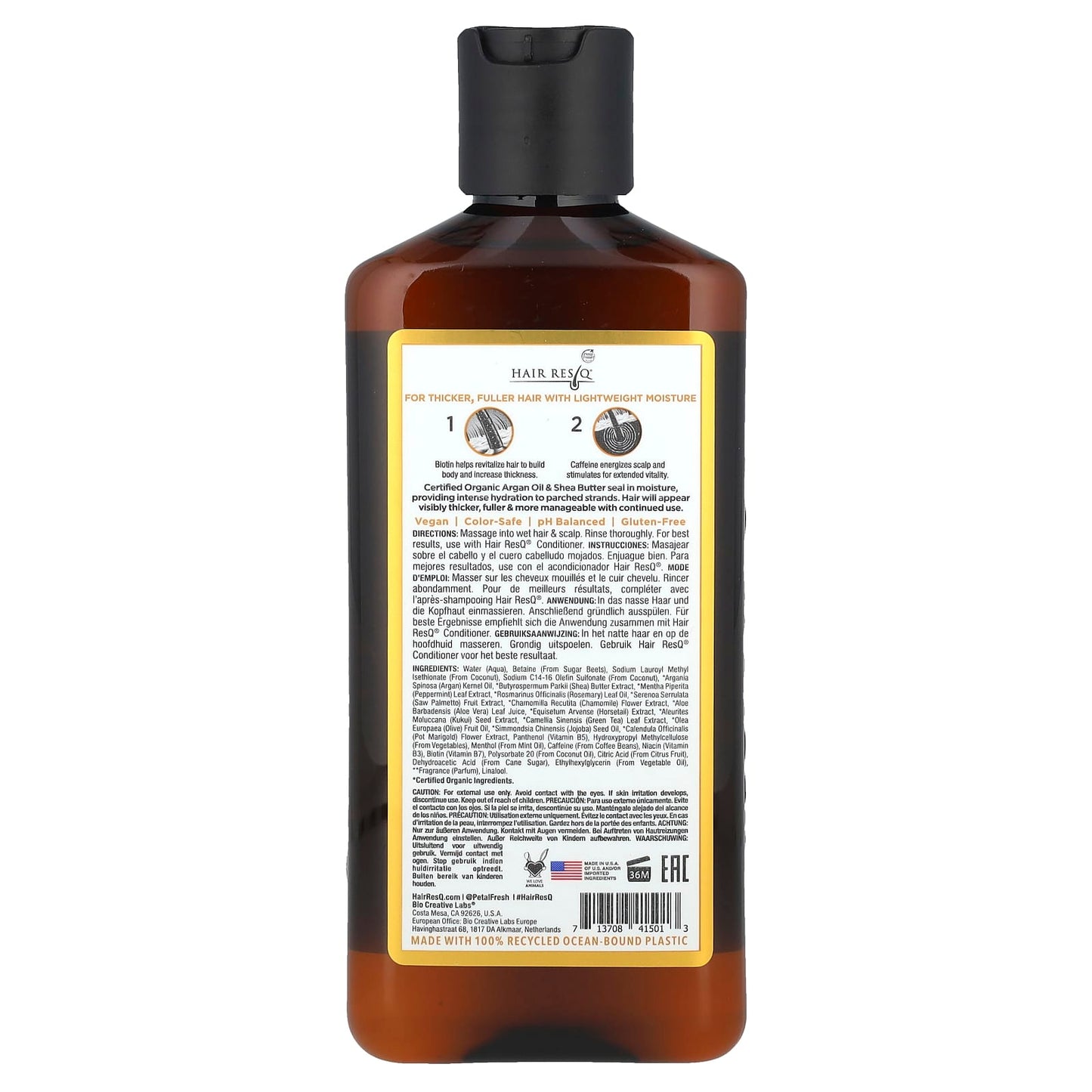 Petal Fresh, Hair ResQ®, Biotin Shampoo, For Thinning Hair, 12 fl oz (355 ml) - Image 2