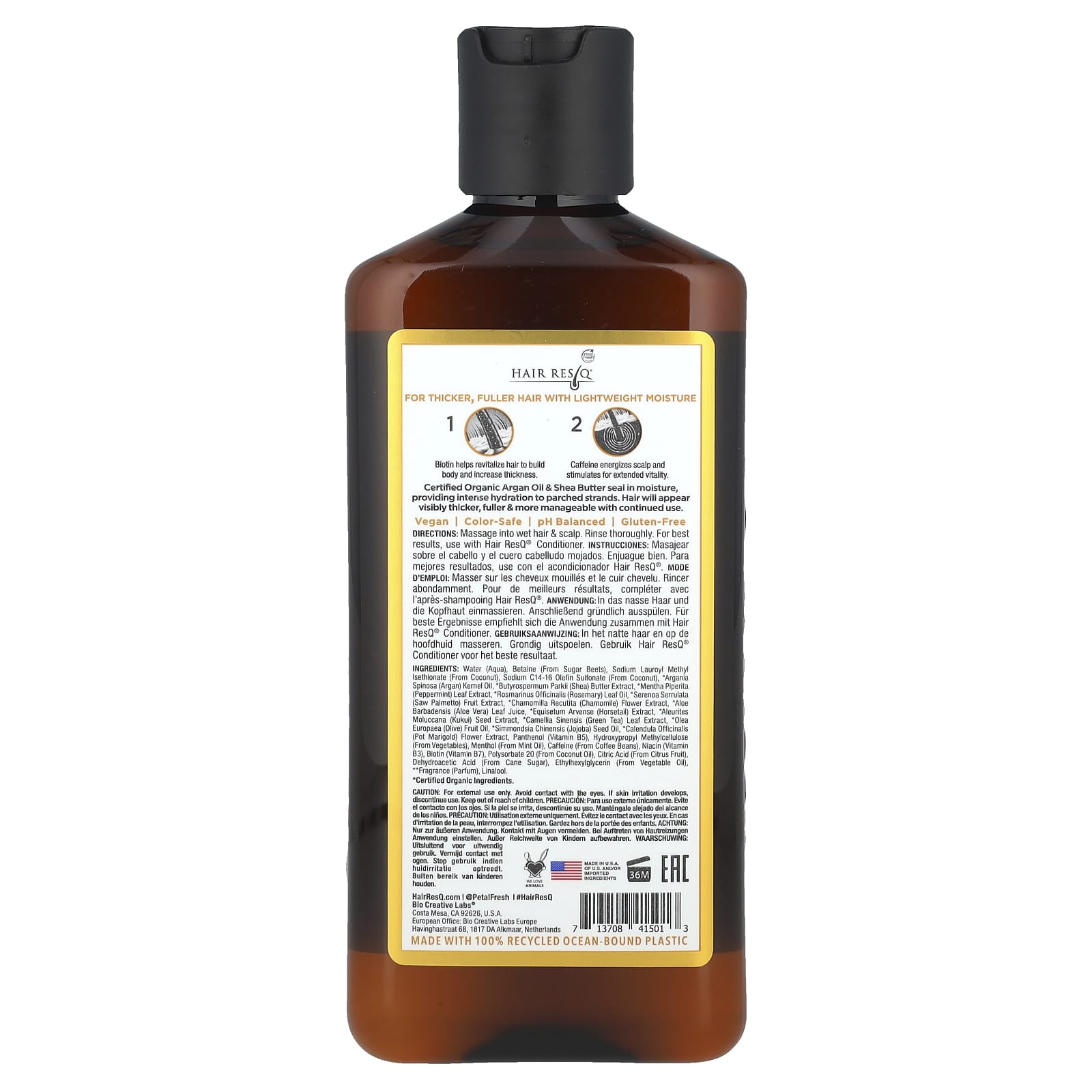 Petal Fresh, Hair ResQ®, Biotin Shampoo, For Thinning Hair, 12 fl oz (355 ml) - Image 2