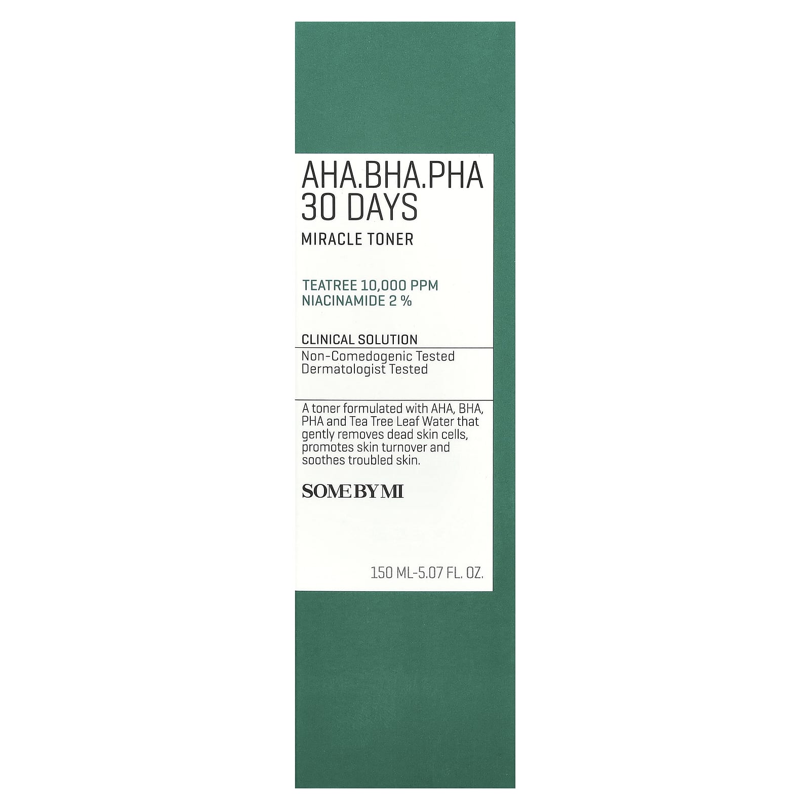 SOME BY MI, AHA. BHA. PHA 30 Days Miracle Toner, 5.07 fl oz (150 ml) - Image 2