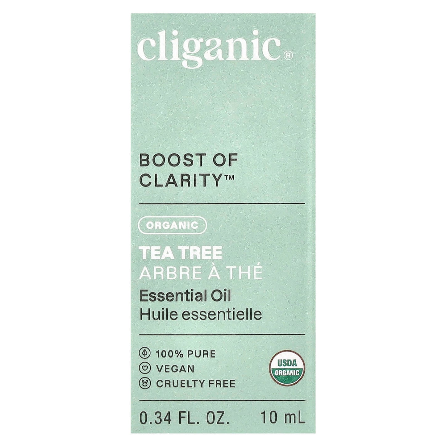 Cliganic Tea Tree Essential Oil for Skin & Mood Clarity 10ml - Image 2