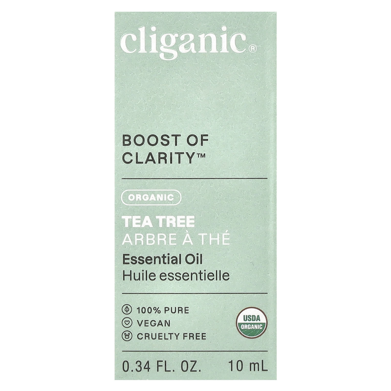 Cliganic Tea Tree Essential Oil for Skin & Mood Clarity 10ml - Image 2