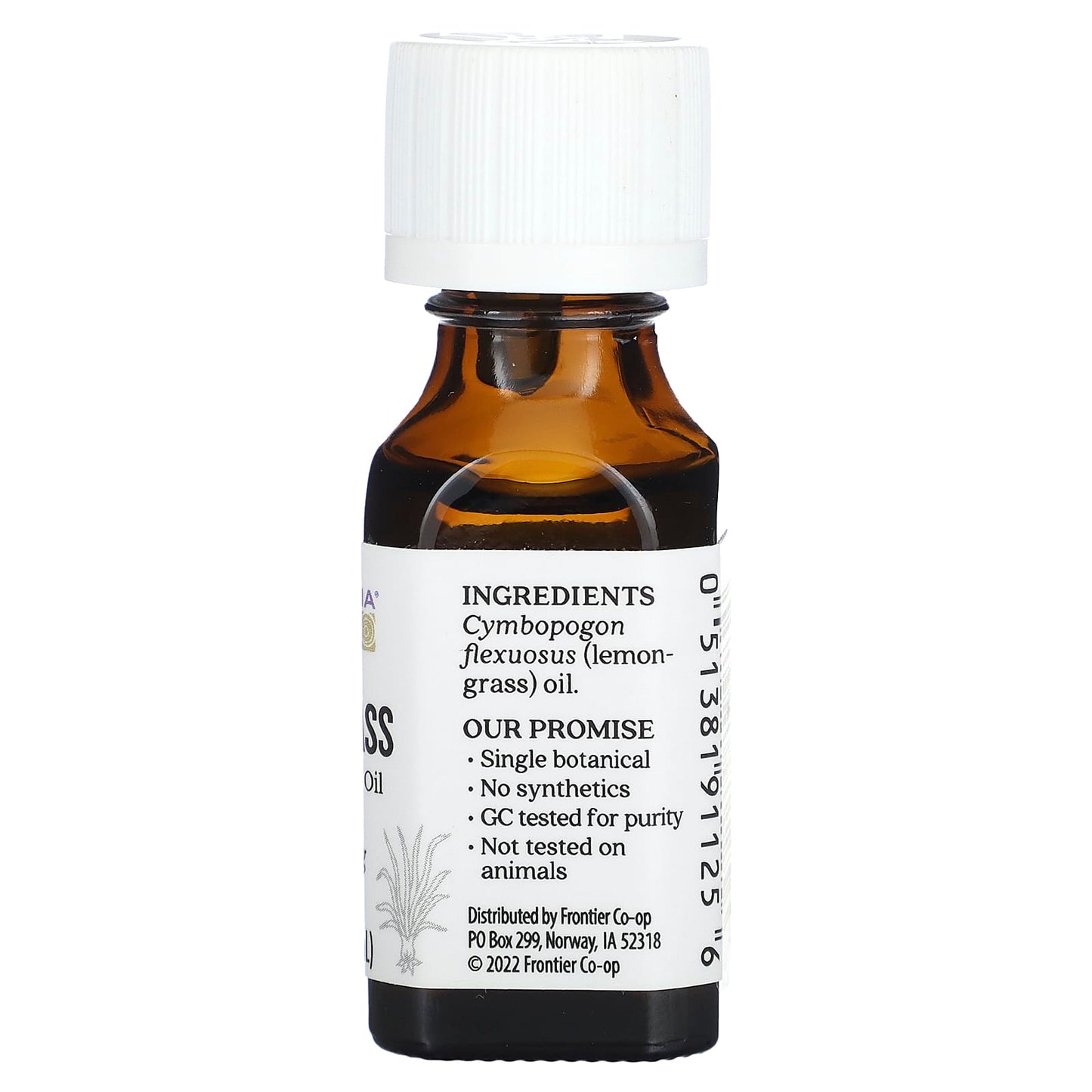 Lemongrass Essential Oil - Aura Cacia 0.5 fl oz (15 ml) - Image 2