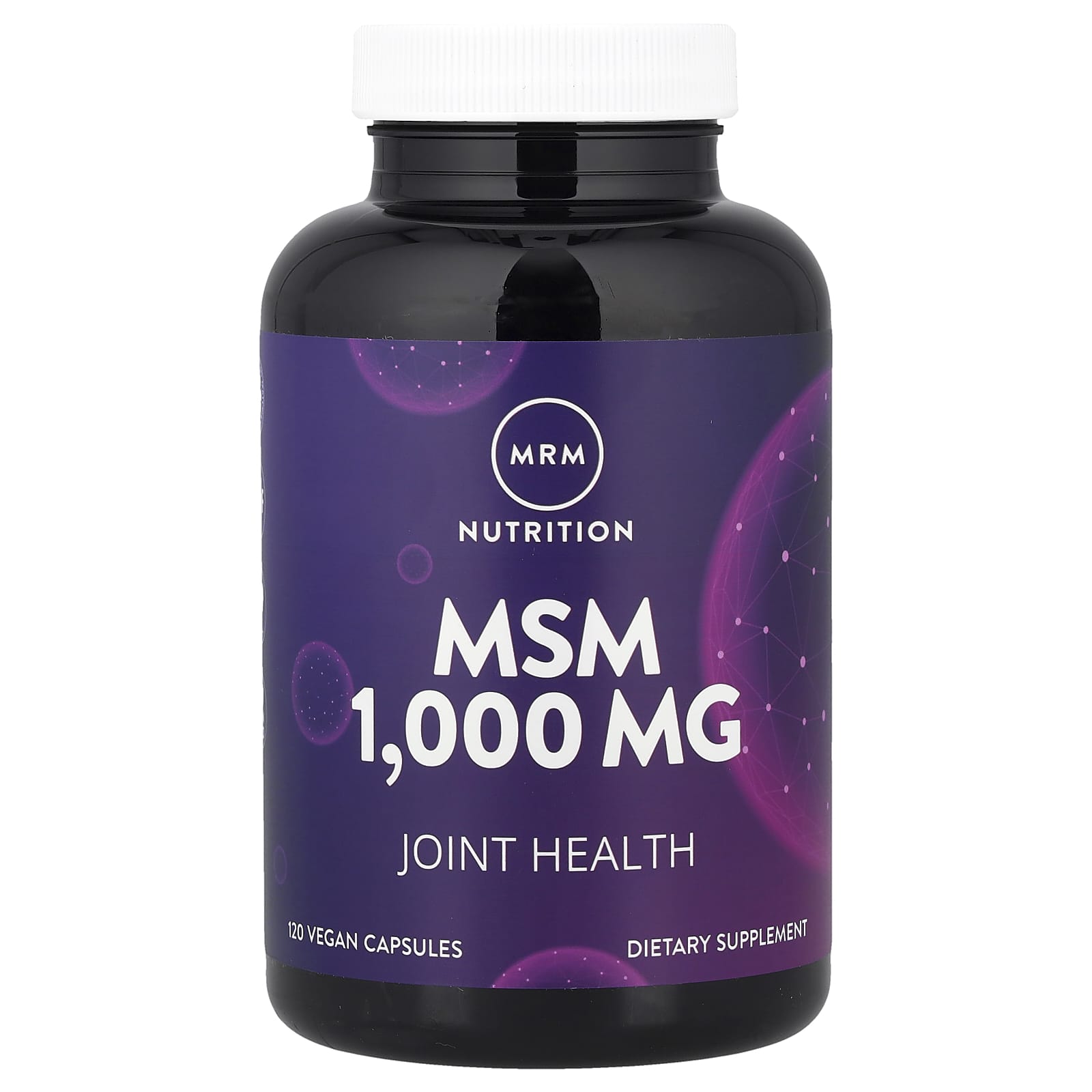 MRM Nutrition, MSM, 1,000 mg, 120 Vegan Capsules - Image 1