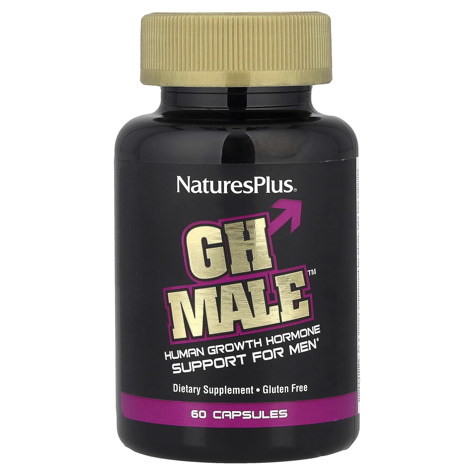 NaturesPlus, GH Male™, 60 Vegetarian Capsules