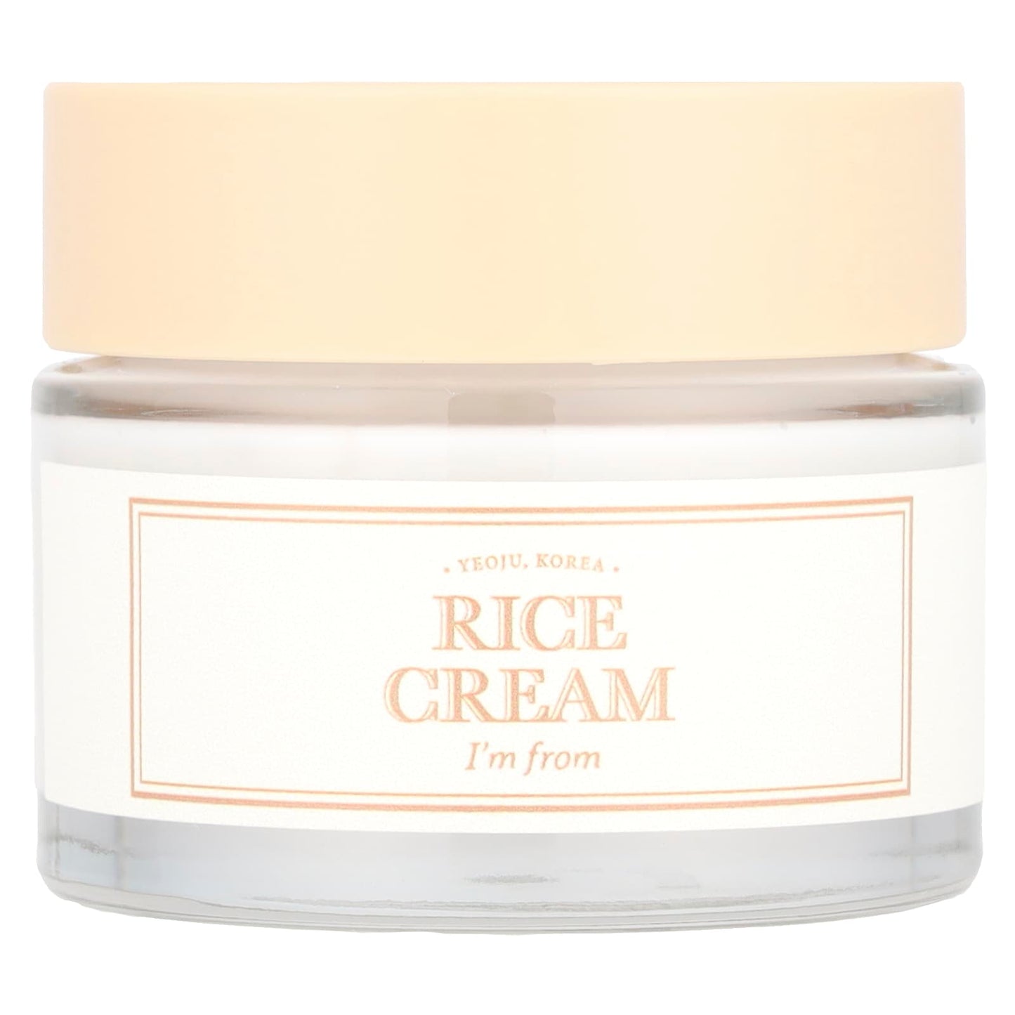 Korean Skincare, Rice Cream for Hydration and Soothing, 1.76 oz - I'm From - Image 1