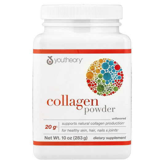 Youtheory, Collagen Powder, Unflavored, 10 oz (283 g) - Image 1
