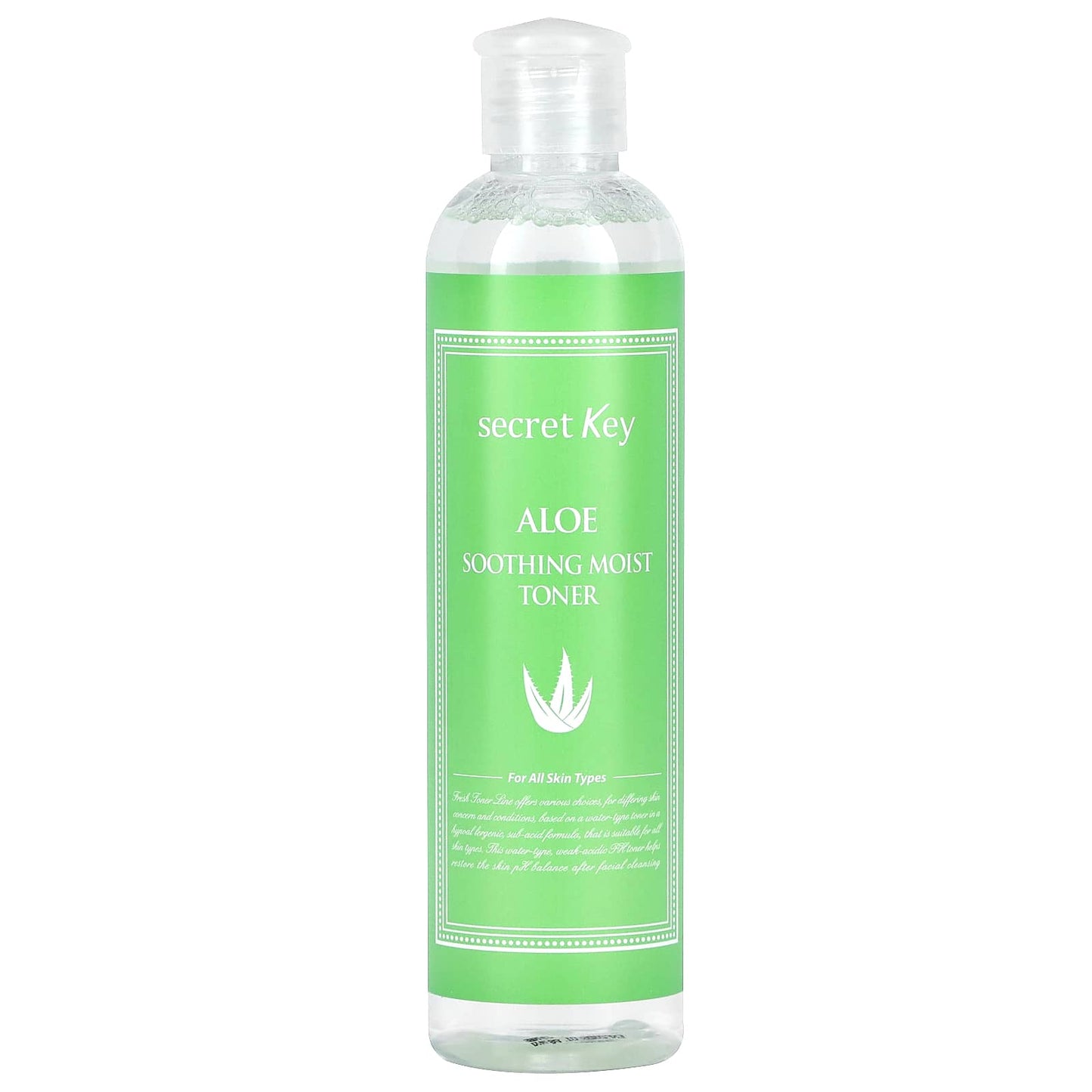 Secret Key, Soothing Moist Toner, Aloe , 8.38 fl oz (248 ml) - Image 1