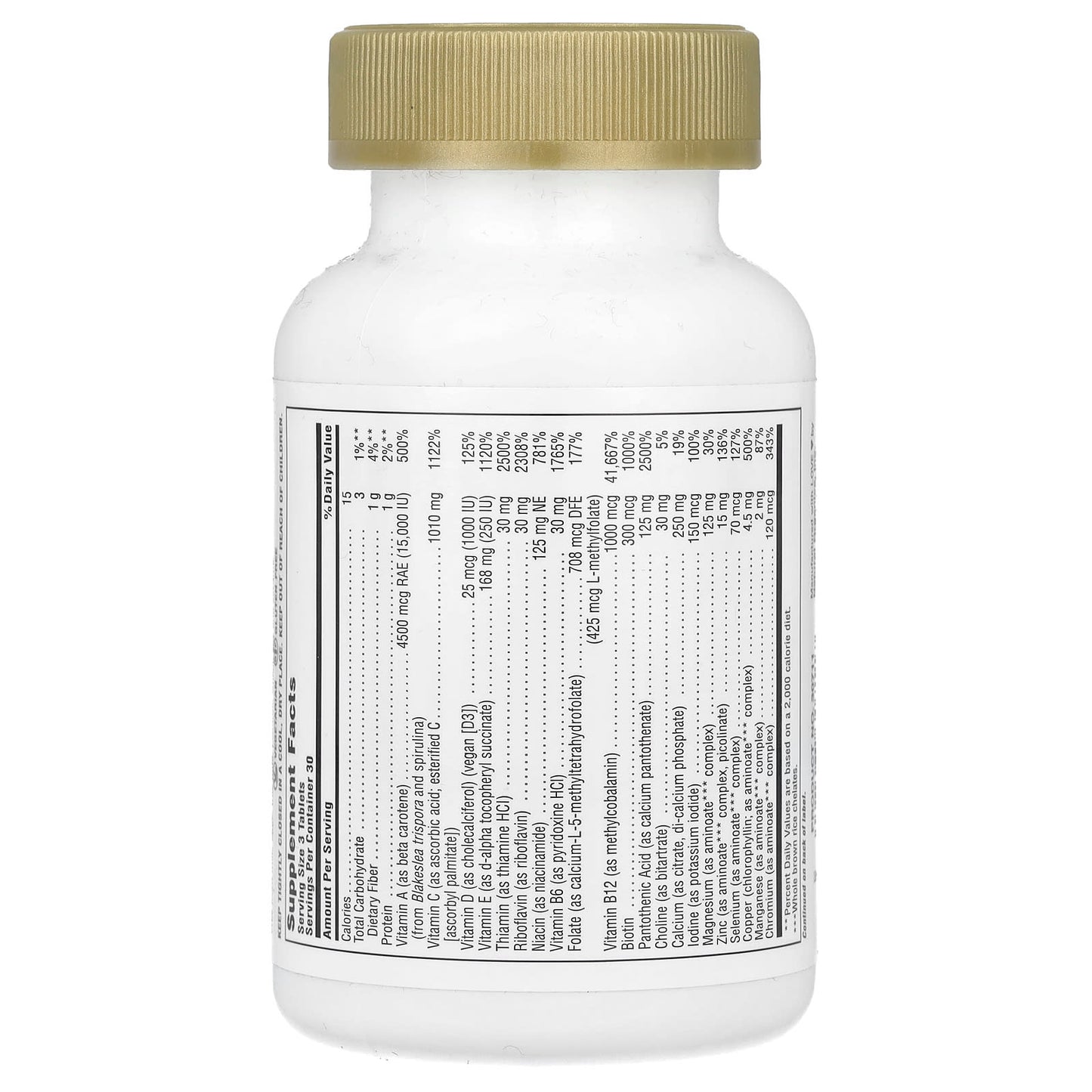 NaturesPlus, Source of Life®, Gold, The Ultimate Multivitamin Supplement, 90 Tablets - Image 2