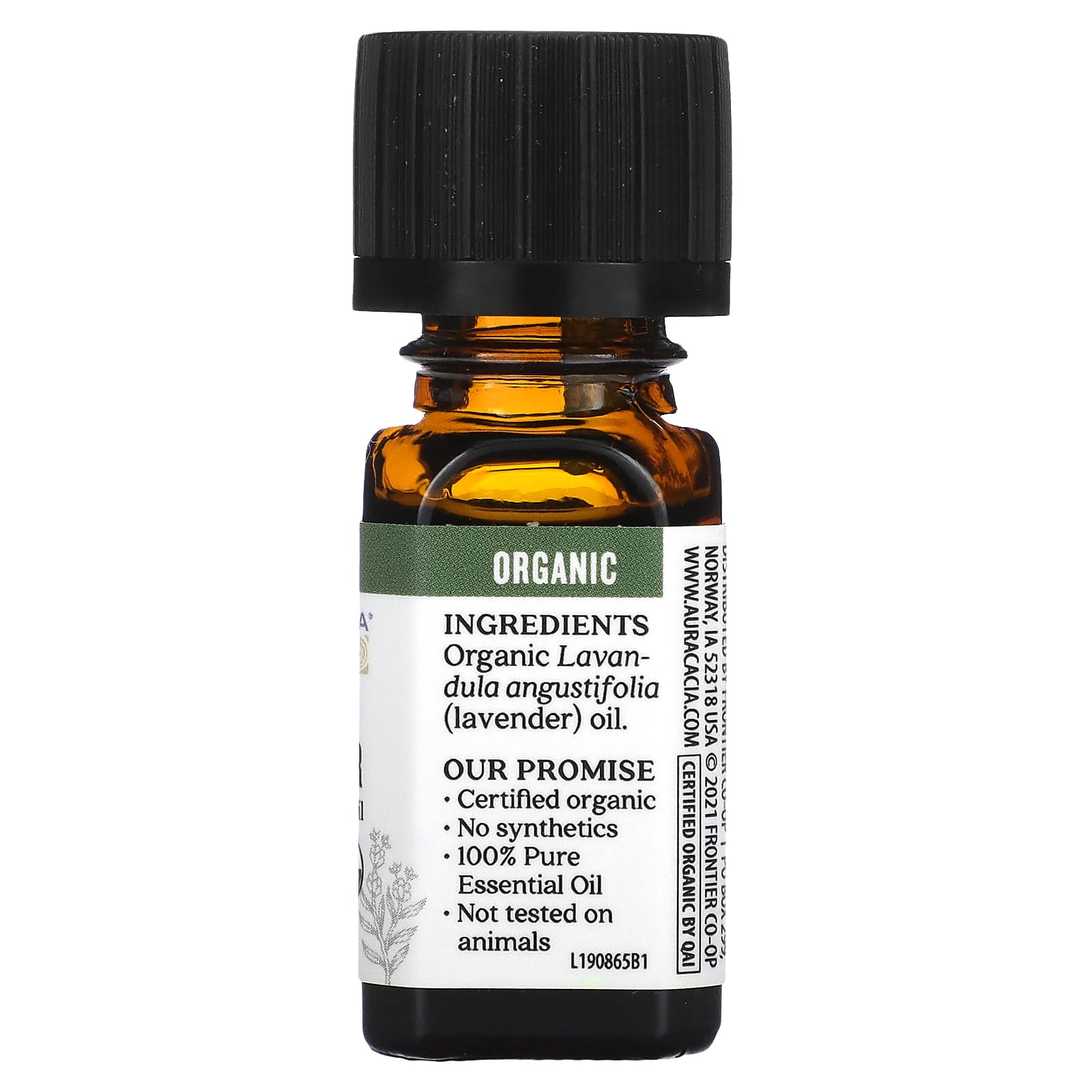 Aura Cacia Organic French Lavender Essential Oil 0.25oz - Image 2
