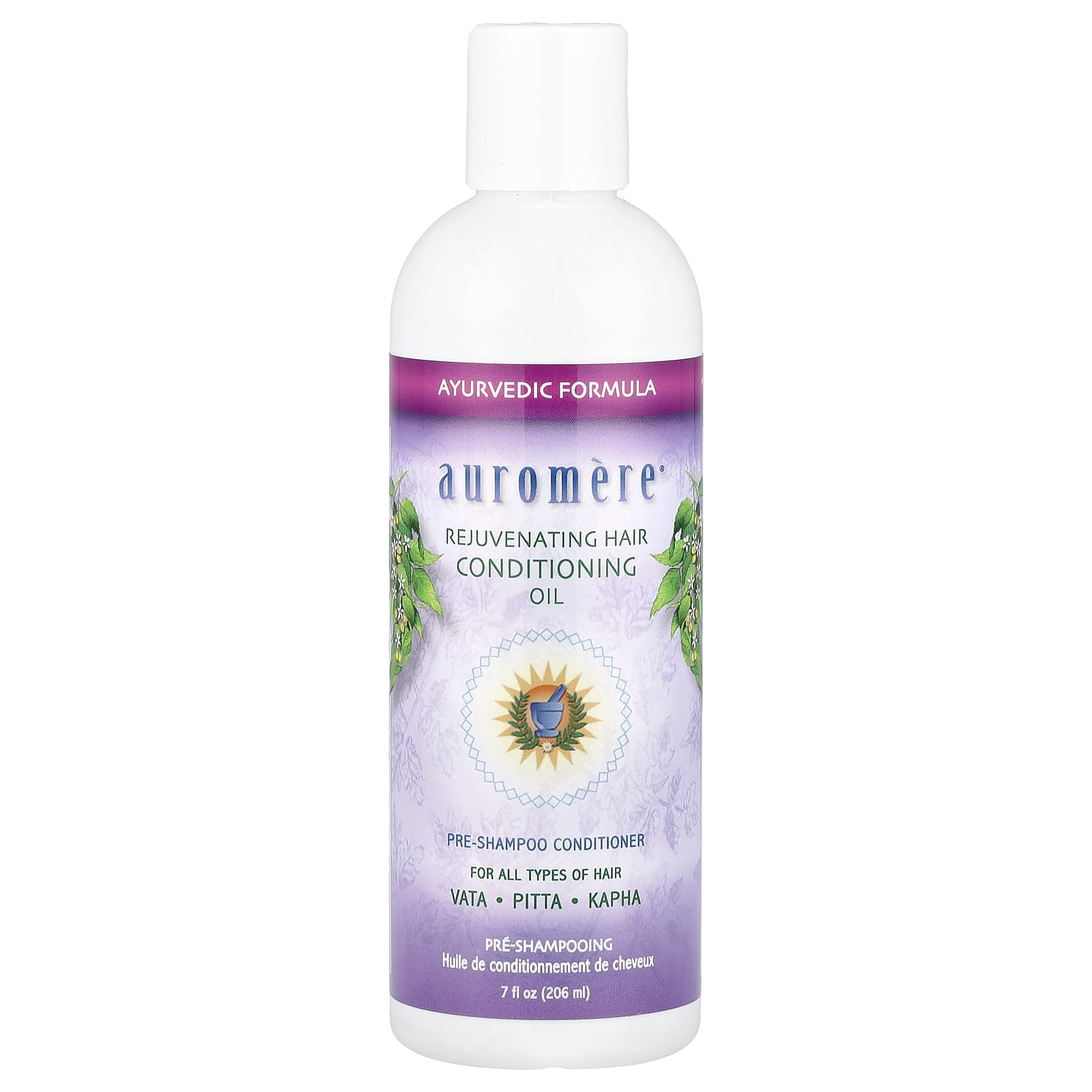Auromere Ayurvedic Hair Conditioning Oil, 7fl oz, Rejuvenates & Strengthens Hair - Image 1