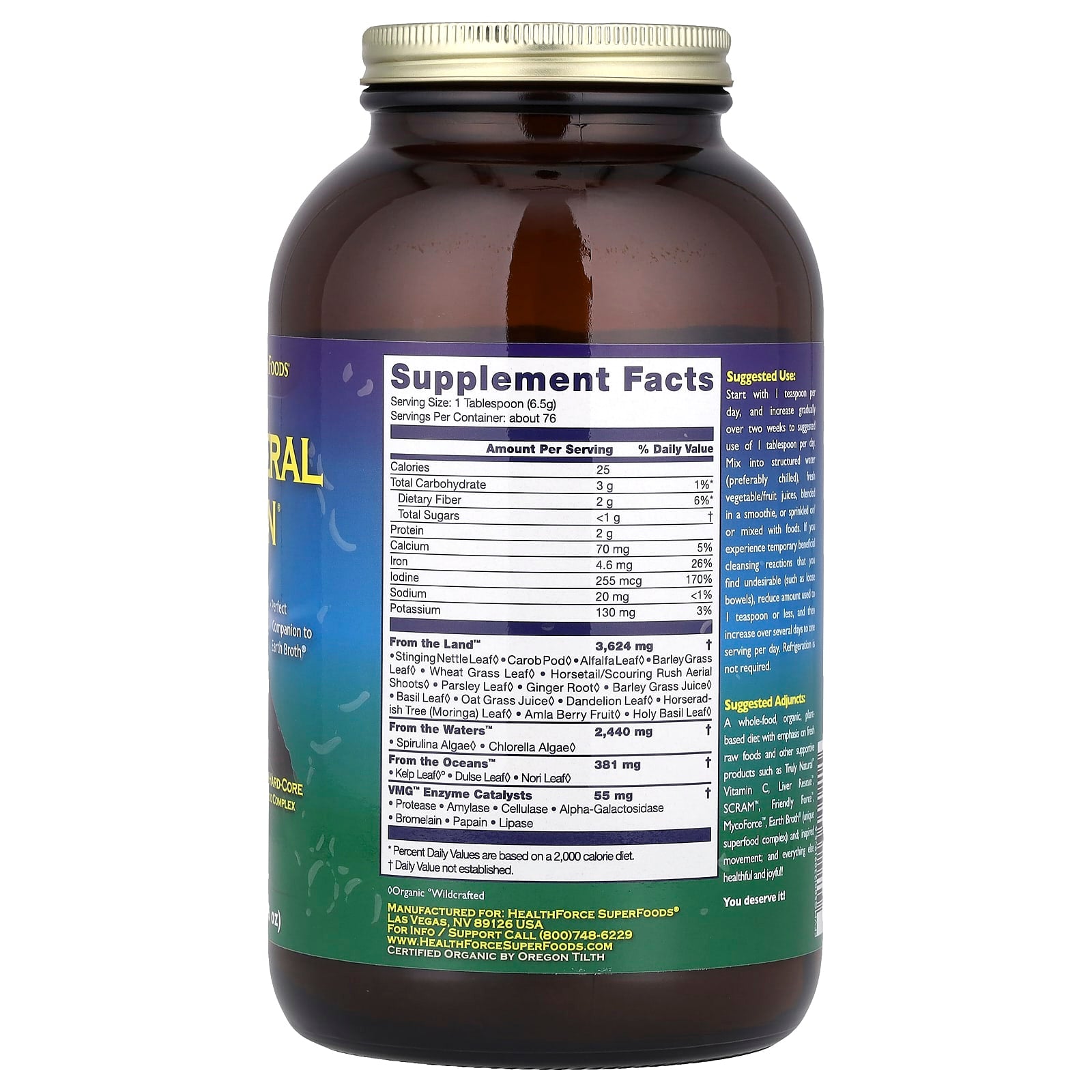 Vitamineral Green - Ultimate Green Superfood Powder by HealthForce - Image 2