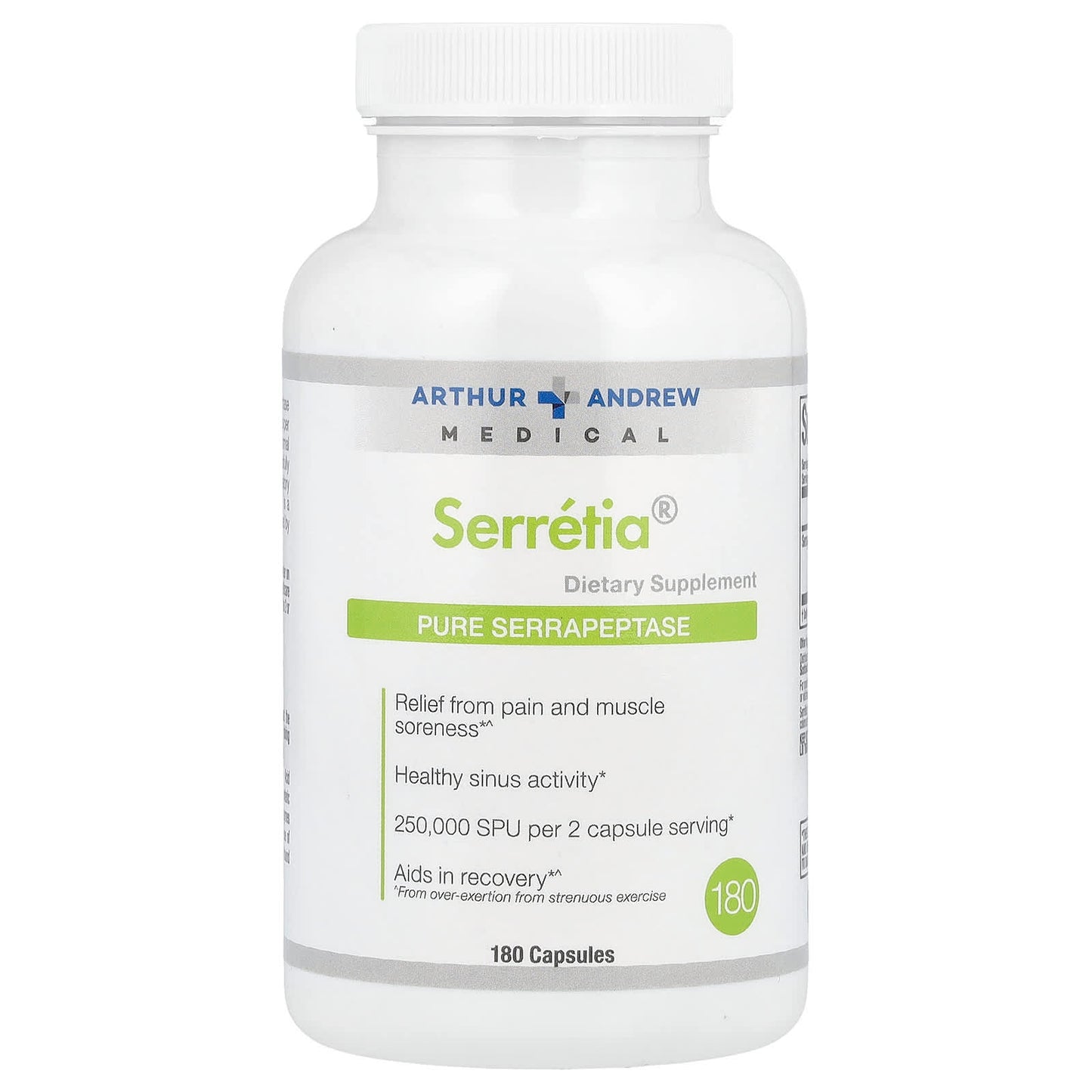 Pure Serrapeptase Supplement for Pain Relief and Sinus Health - Image 1