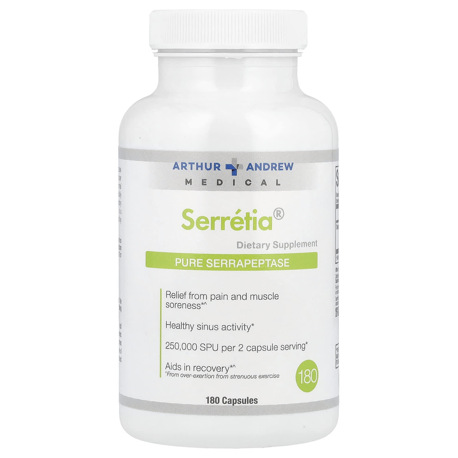 Pure Serrapeptase Supplement for Pain Relief and Sinus Health - Image 1