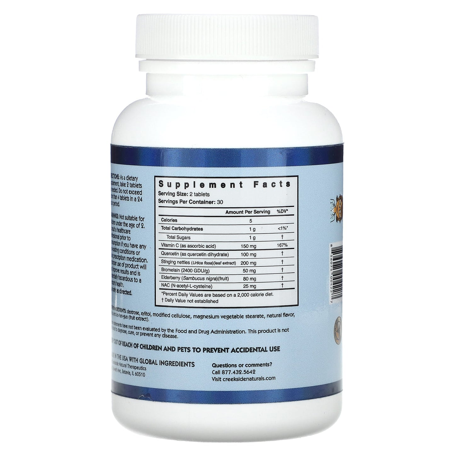 Natural Cold & Allergy Relief for Kids (Ages 6-12) | Elderberry Soft Chewables - Image 2