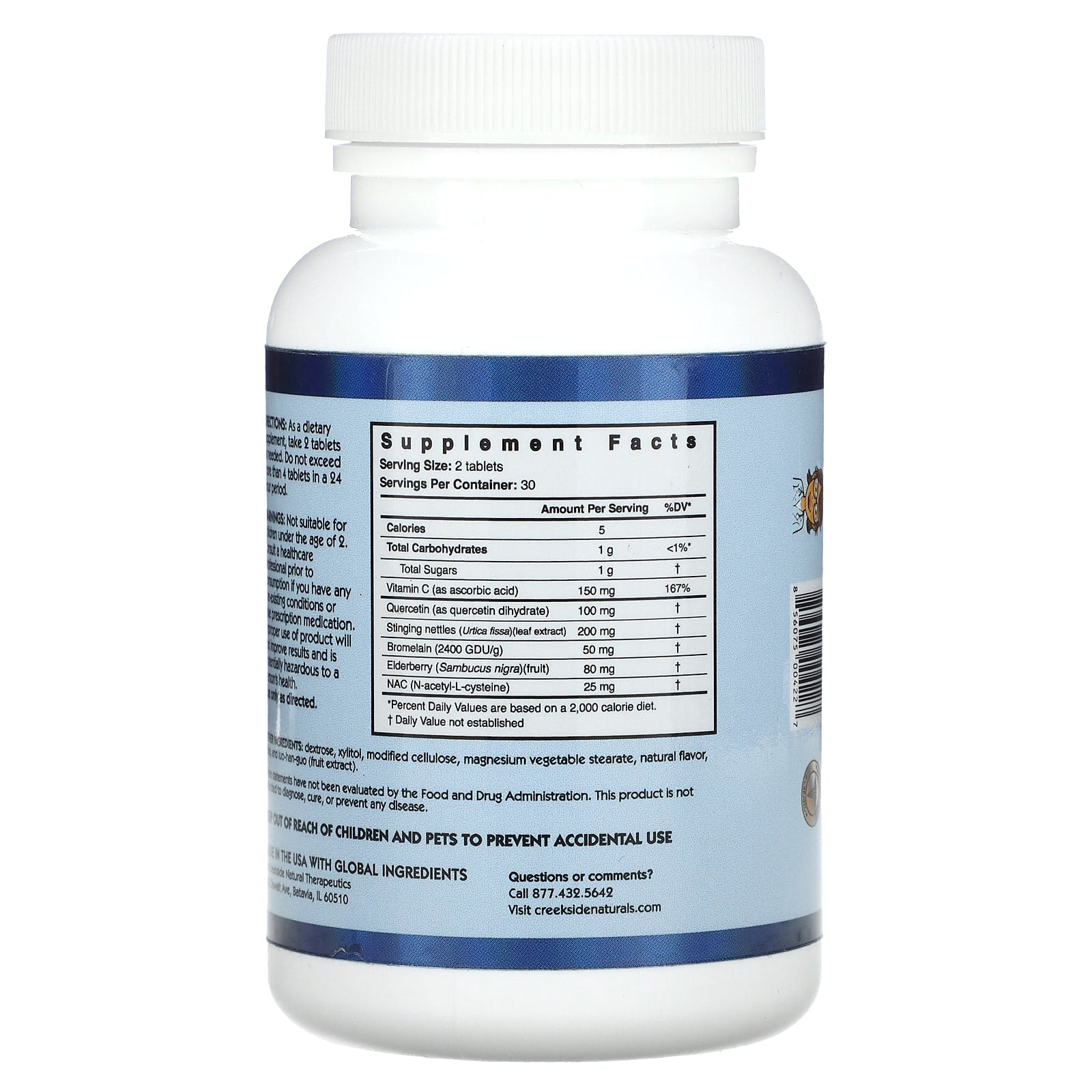Natural Cold & Allergy Relief for Kids (Ages 6-12) | Elderberry Soft Chewables - Image 2