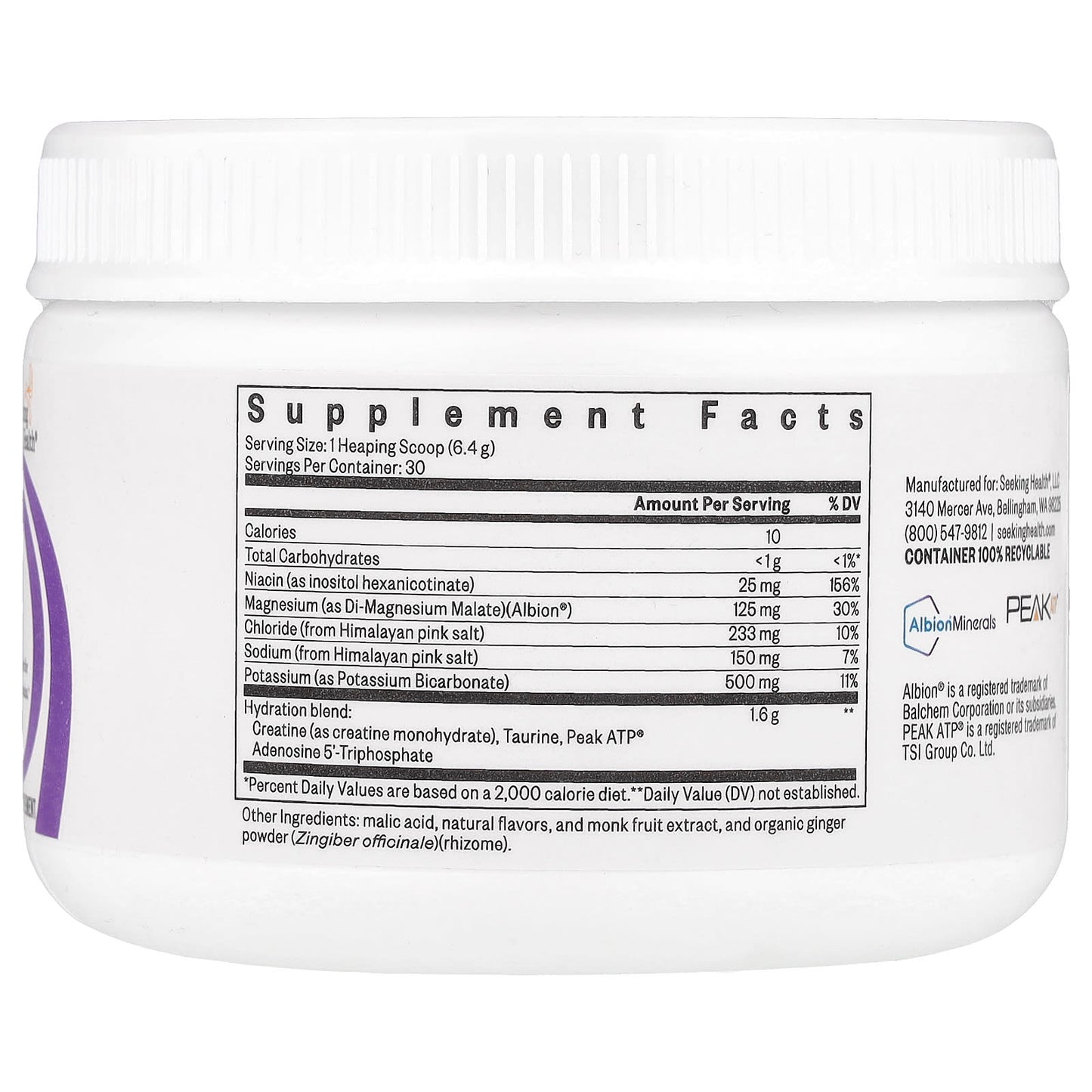 Seeking Health, Optimal Electrolyte, Berry, 6.77 oz (192 g) - Image 2