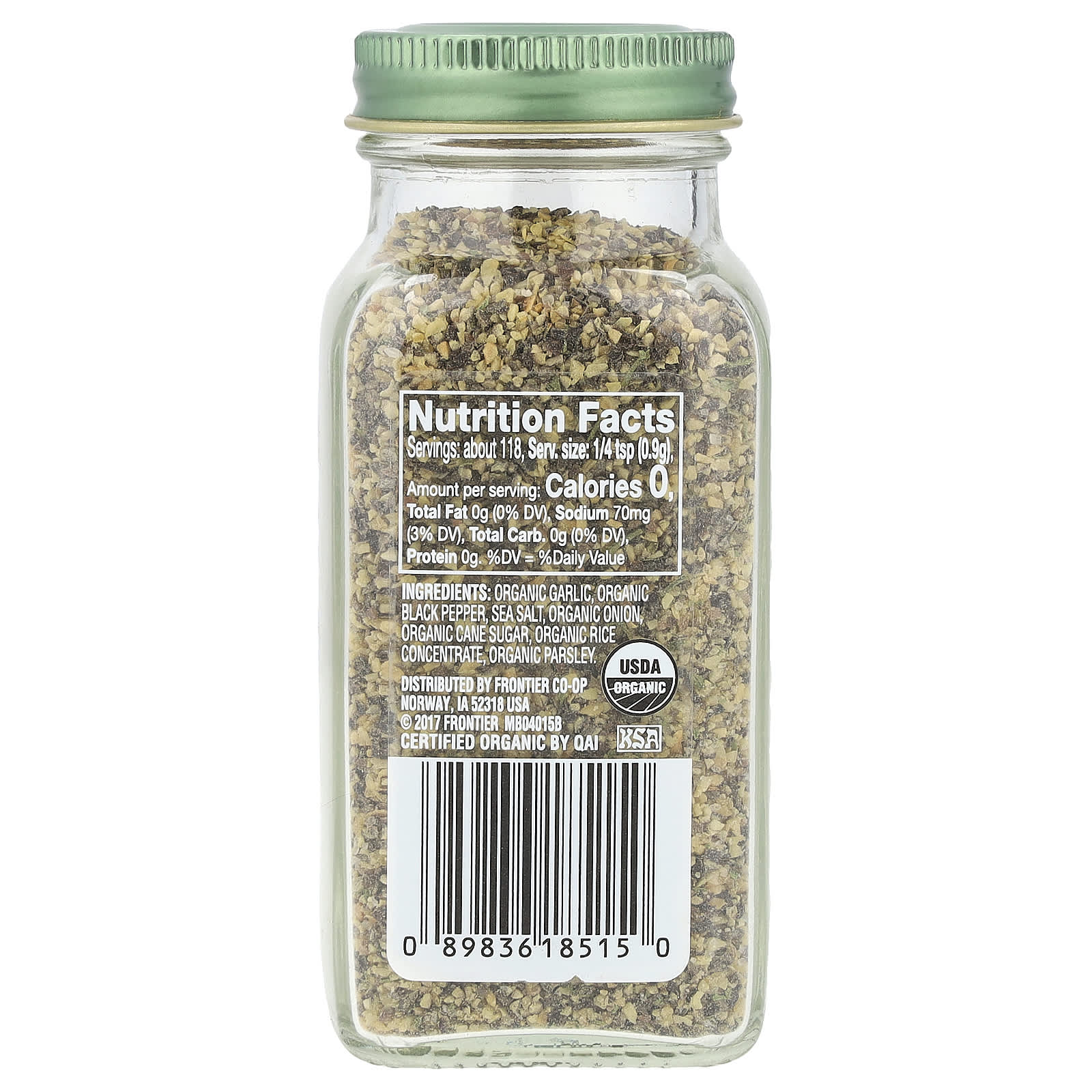 Simply Organic, Garlic Pepper, 3.73 oz (106 g) - Image 2