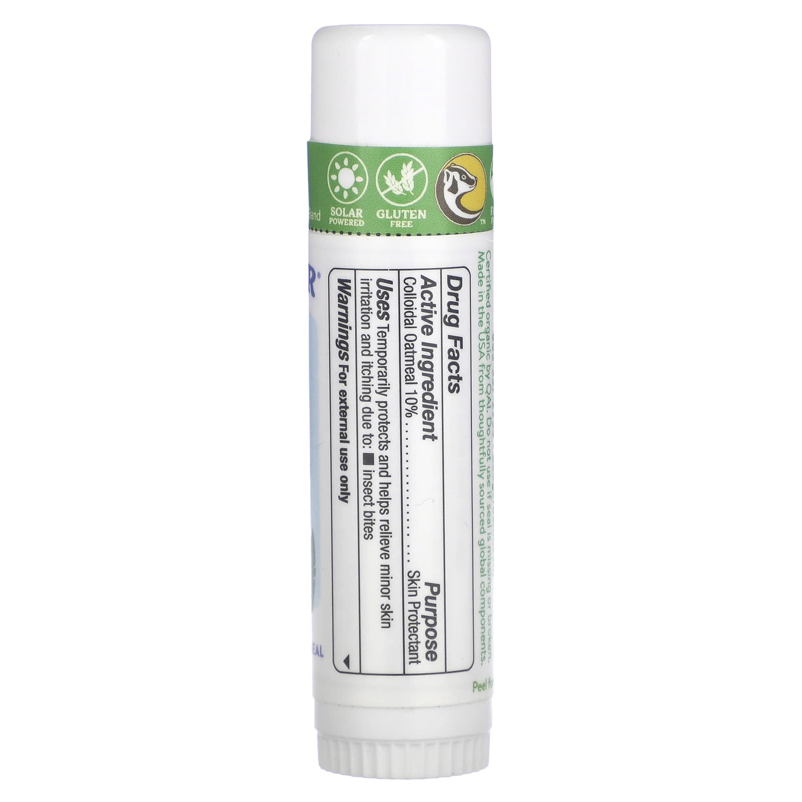 Organic Itch Relief for Outdoor Skin, Badger, 0.6 oz - Image 2