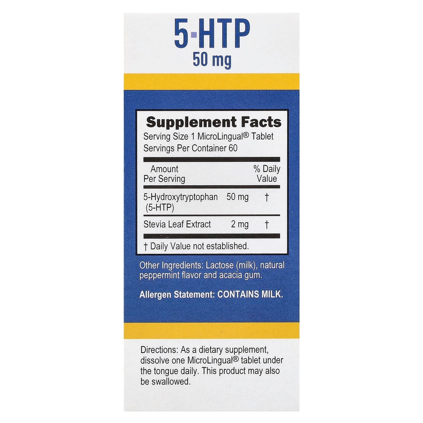 Superior Source, 5-HTP, 50 mg, 60 MicroLingual® Instant Dissolve Tablets - Image 2