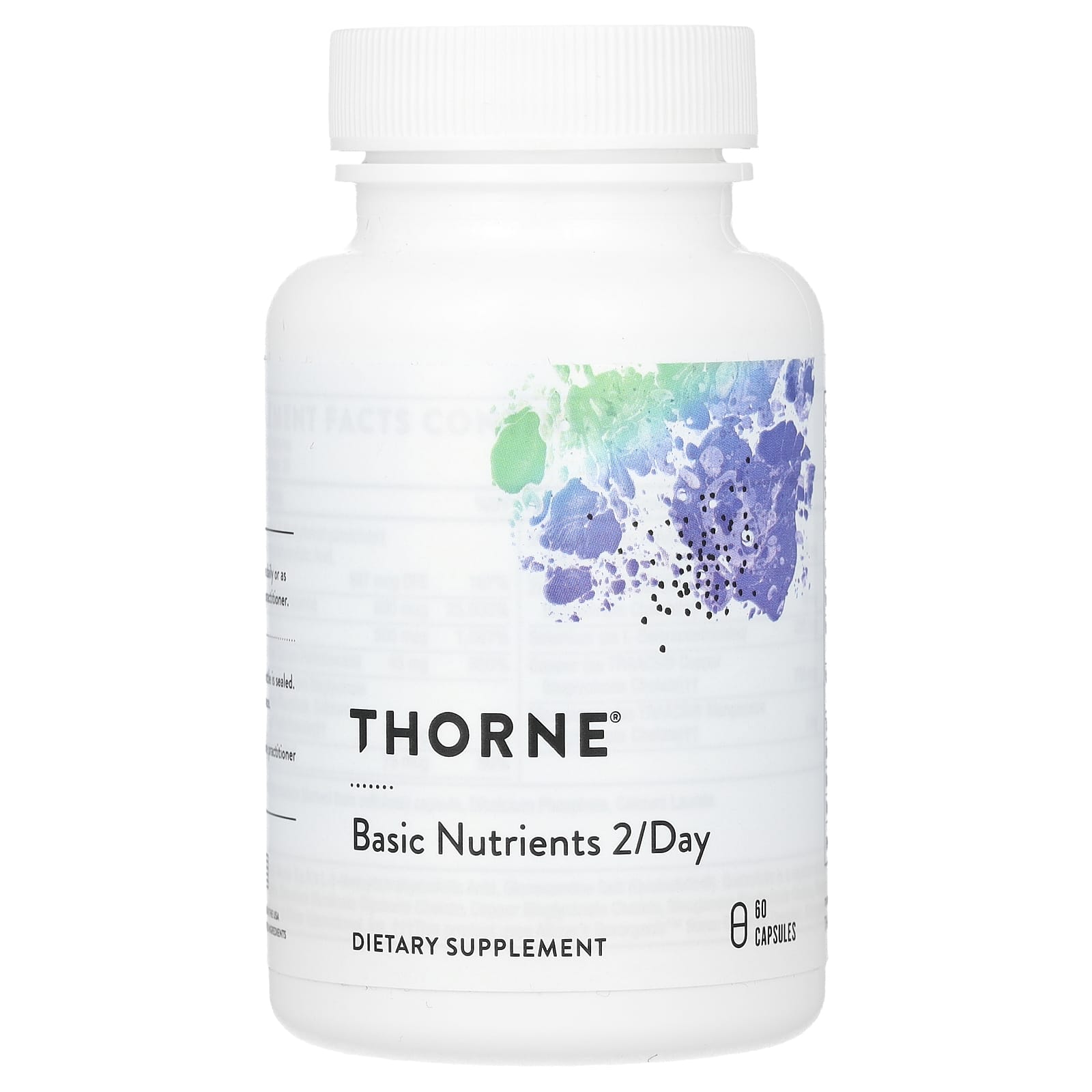 Thorne, Basic Nutrients 2/Day, 60 Capsules - Image 1