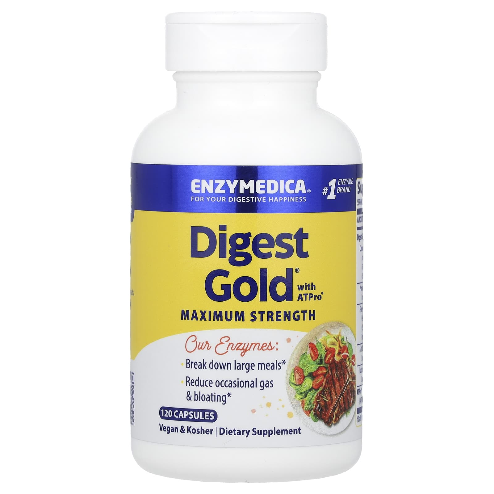 Digest Gold with ATPro - Maximum Strength Enzyme Supplement - Image 1