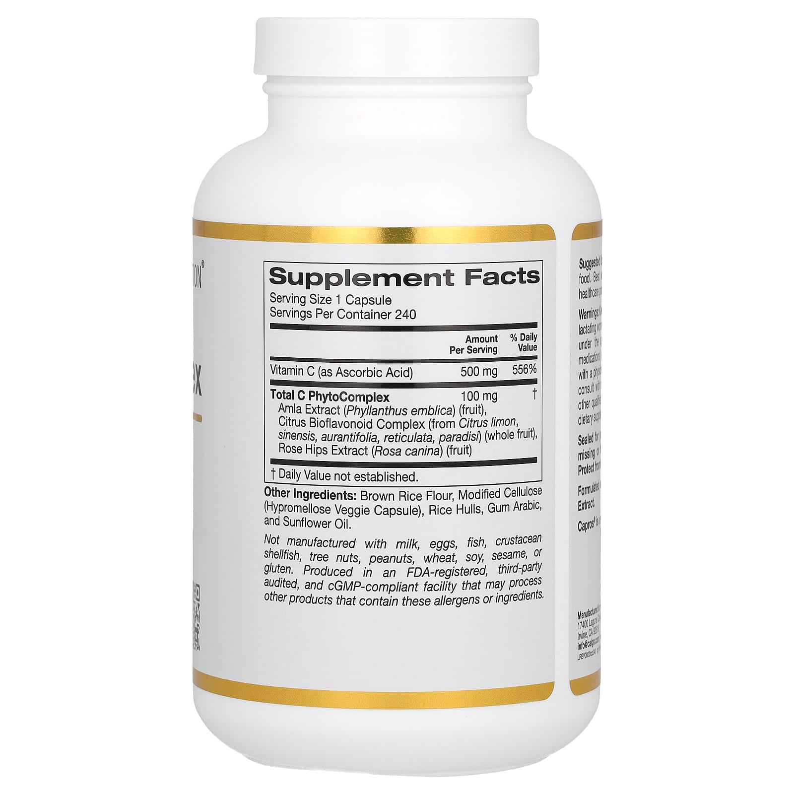 Boost Your Immune System with California Gold Nutrition Total C Complex - Image 2