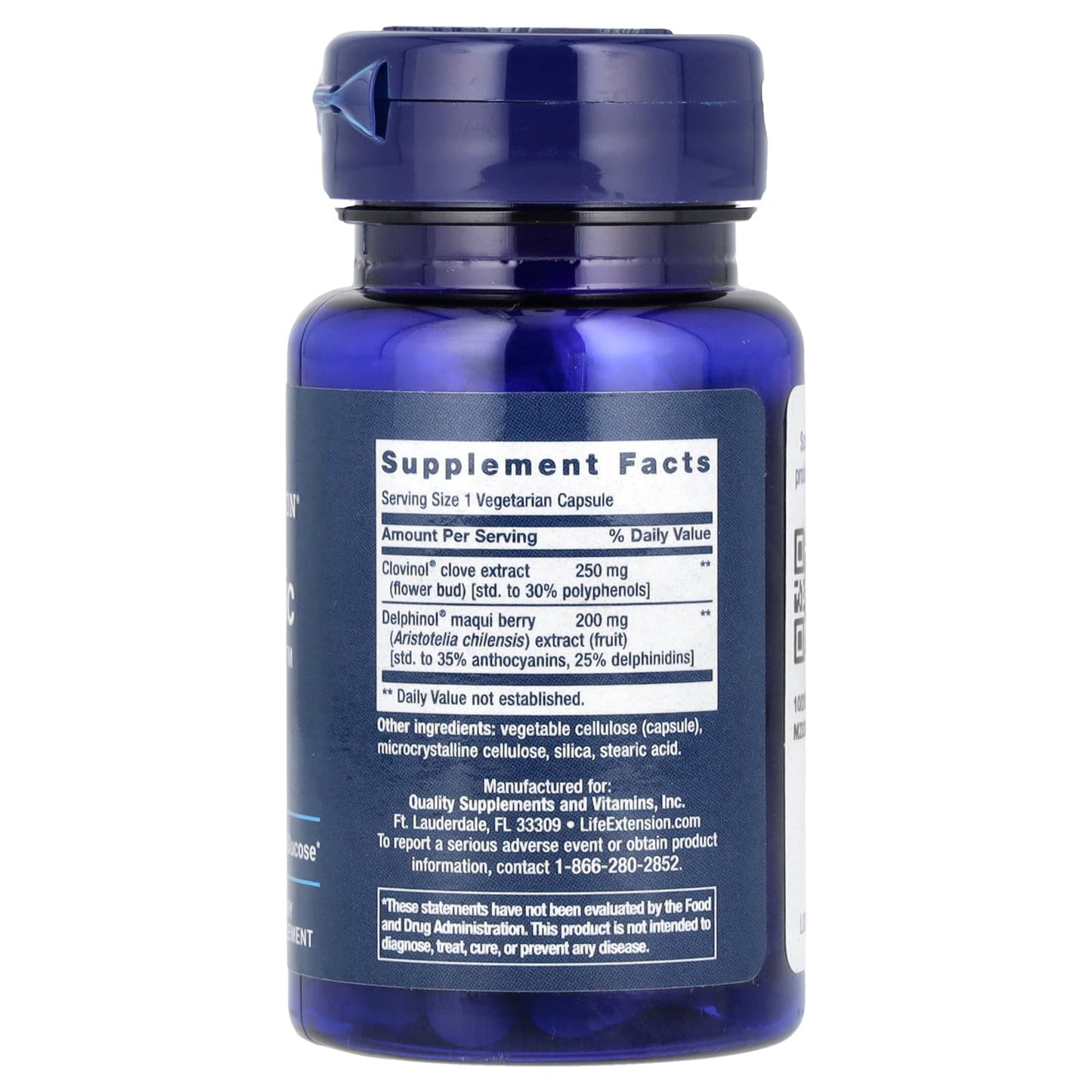 Life Extension, Glycemic Guard, 30 Vegetarian Capsules - Image 2