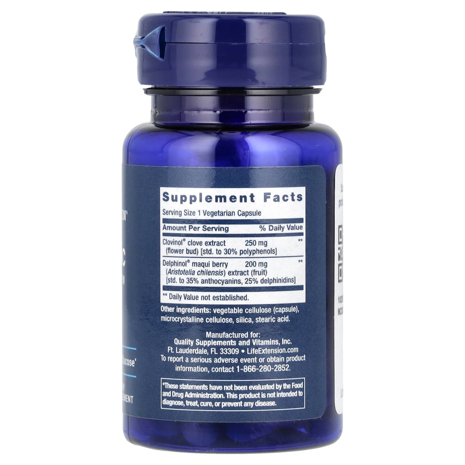 Life Extension, Glycemic Guard, 30 Vegetarian Capsules - Image 2