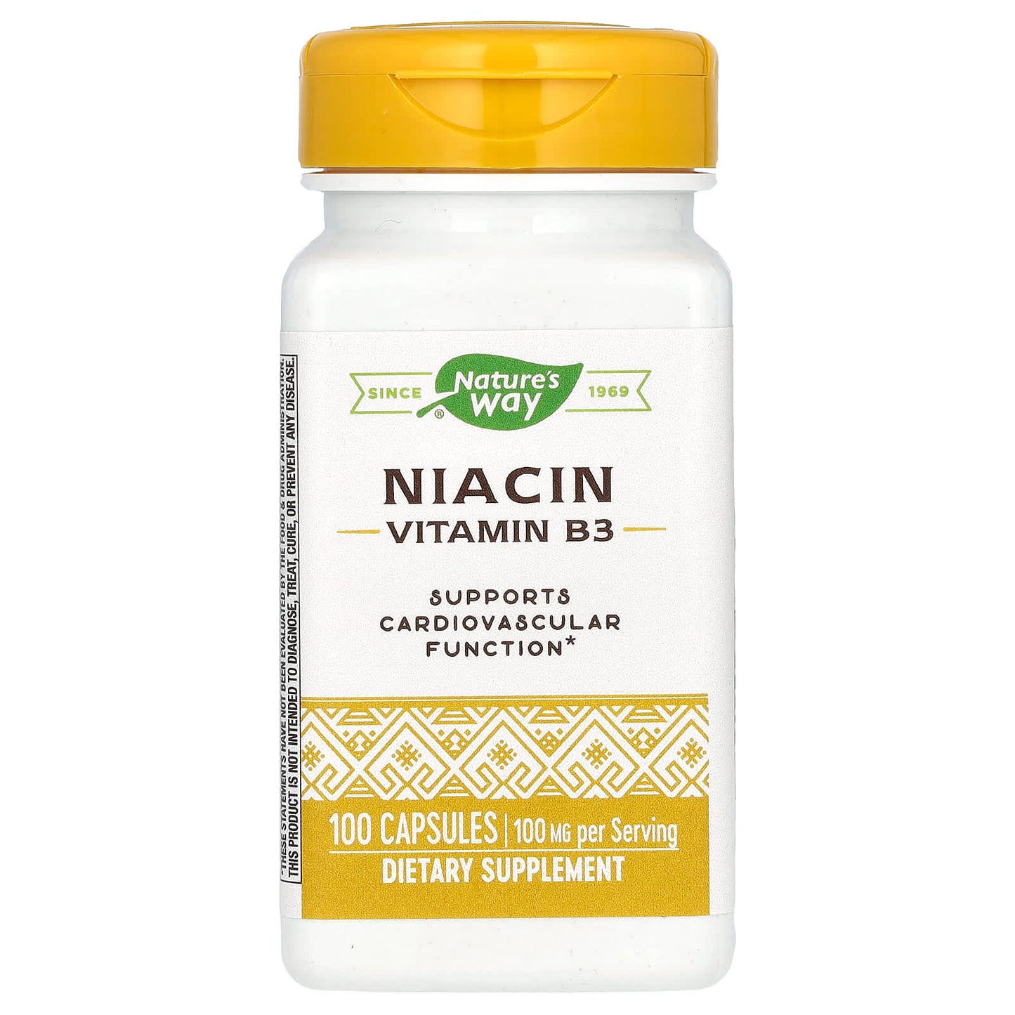 Nature's Way, Niacin, 100 mg, 100 Capsules - Image 1