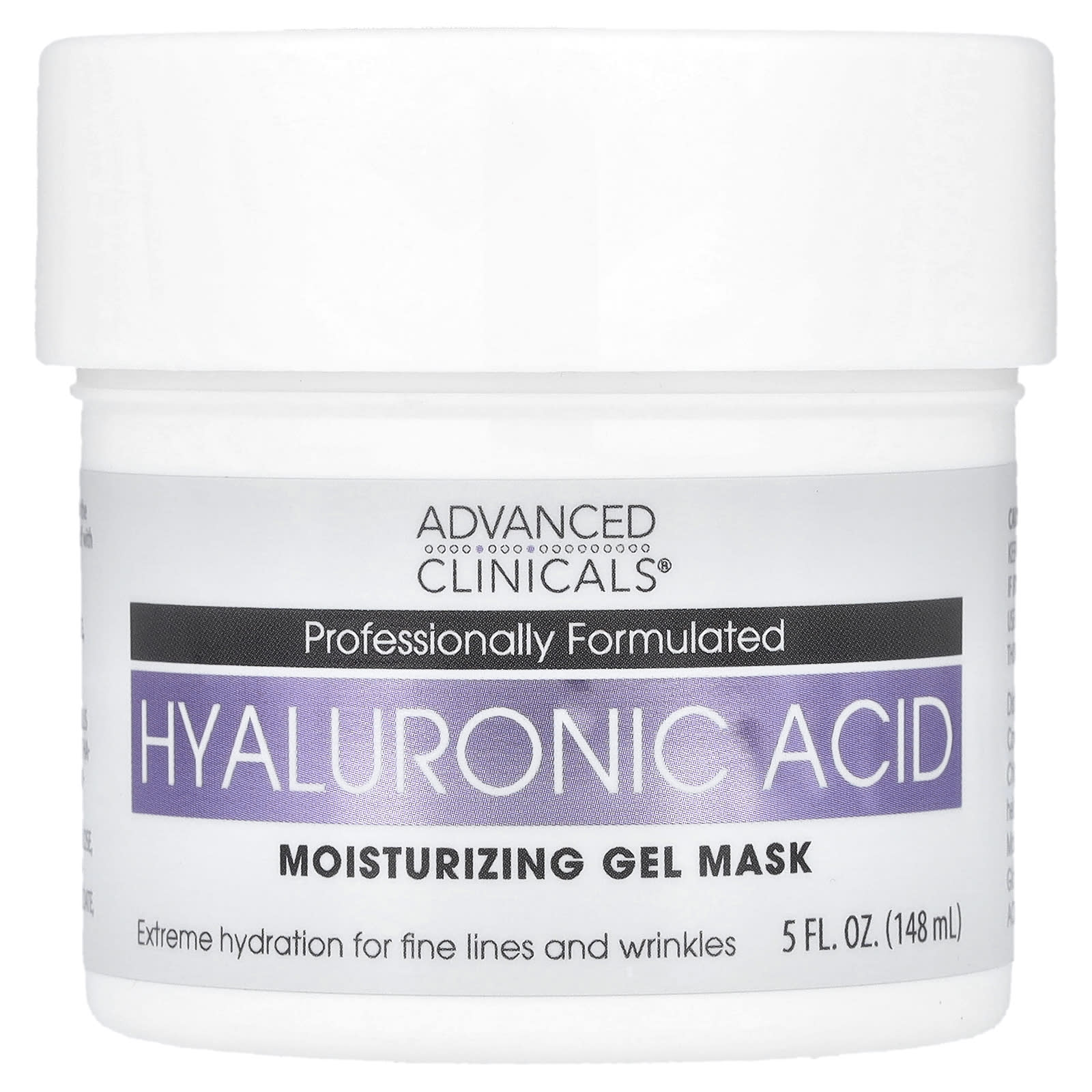Hyaluronic Acid Moisturizing Gel Mask for Dry Skin | Advanced Clinicals - Image 1