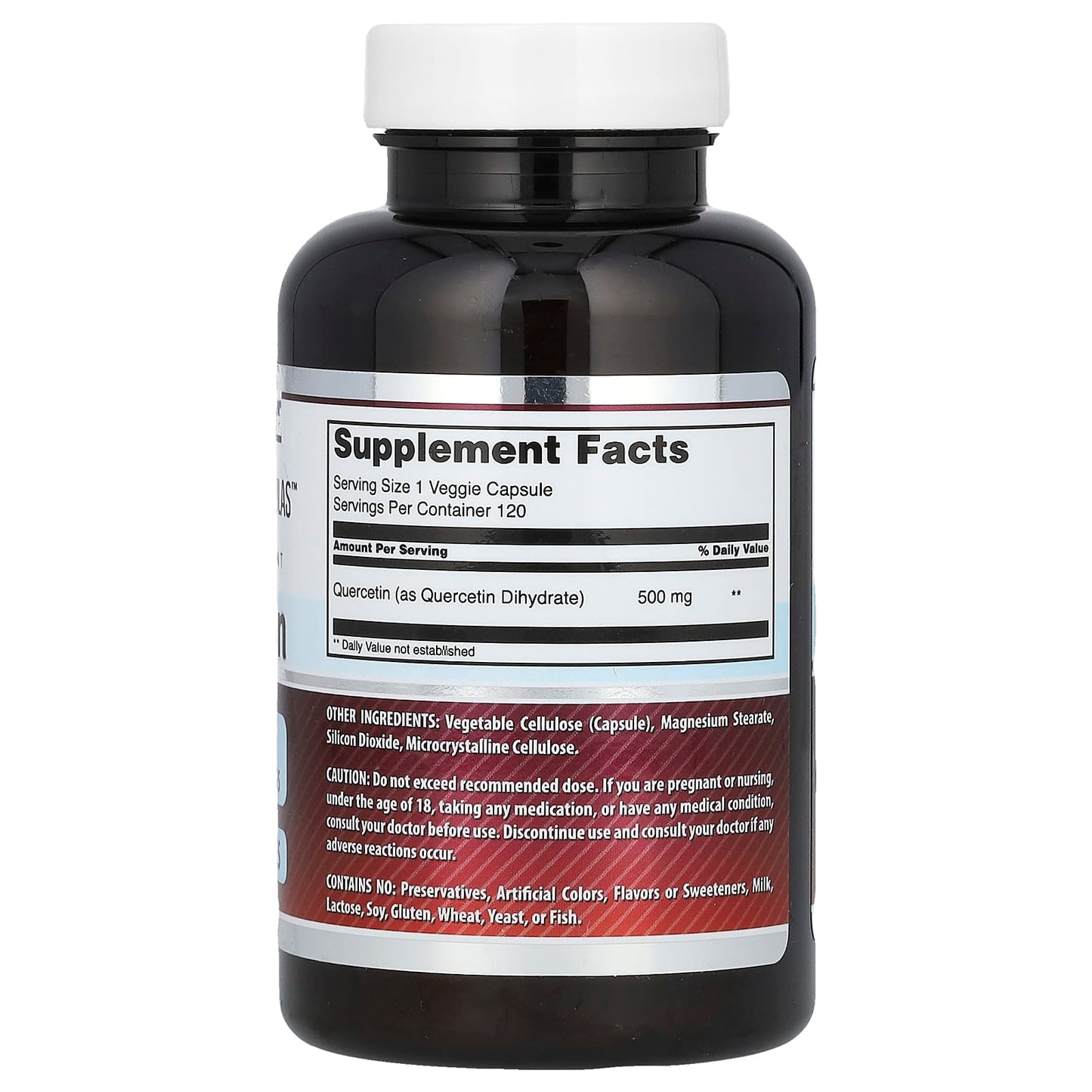 Quercetin 500mg, 120 Veggie Capsules for Immune & Anti-Inflammatory Support - Image 2