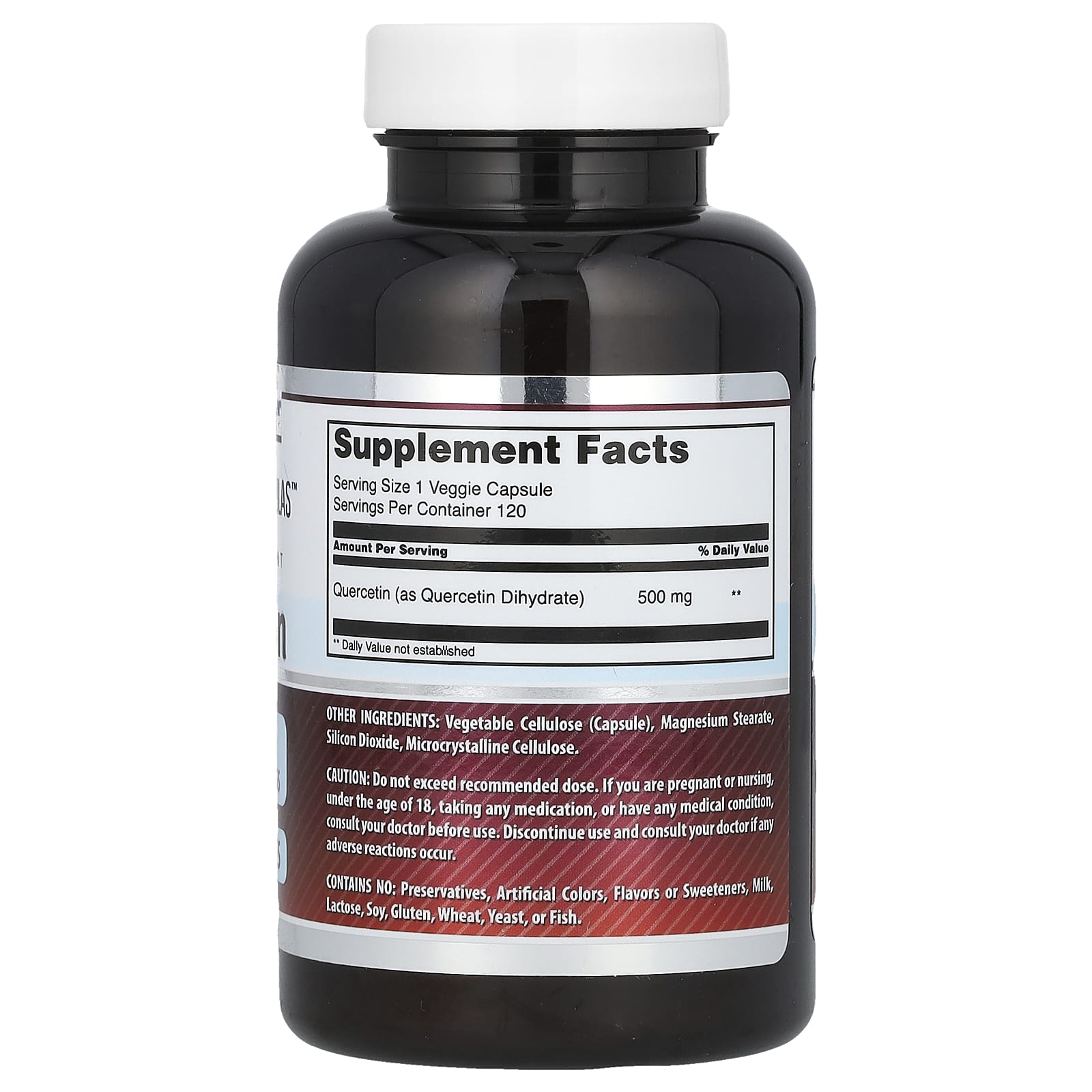 Quercetin 500mg, 120 Veggie Capsules for Immune & Anti-Inflammatory Support - Image 2