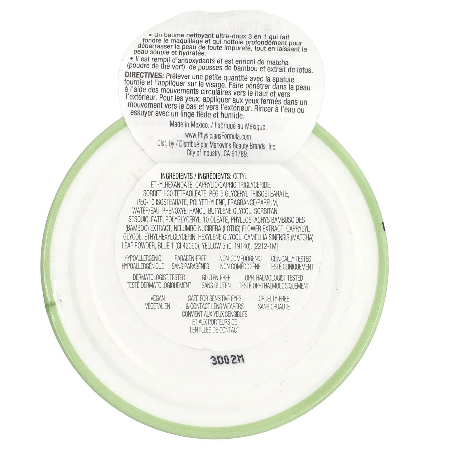 Physicians Formula, The Perfect Matcha, 3-In-1 Melting Cleansing Balm, 1.4 oz (40 g) - Image 2