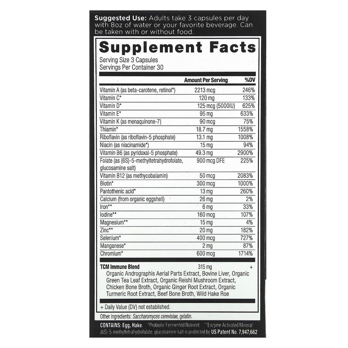 Ancient Nutrition Immune Support Multivitamin 90 Capsules - Image 2