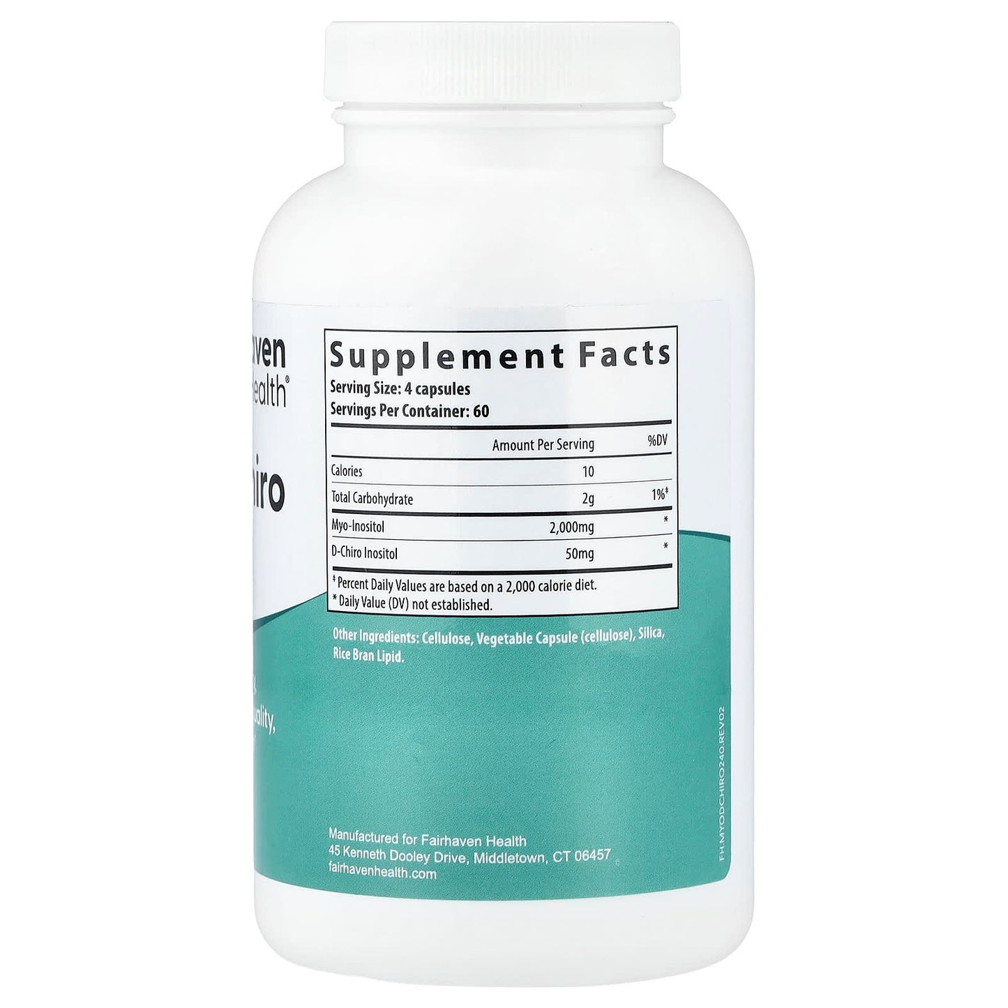 Fairhaven Health Myo + D-Chiro Inositol Fertility Support Supplement - Image 2