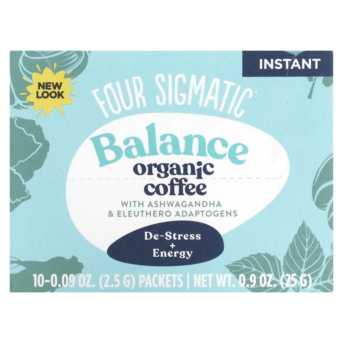 Four Sigmatic Balance Instant Coffee with Adaptogens, USDA Certified - Image 1