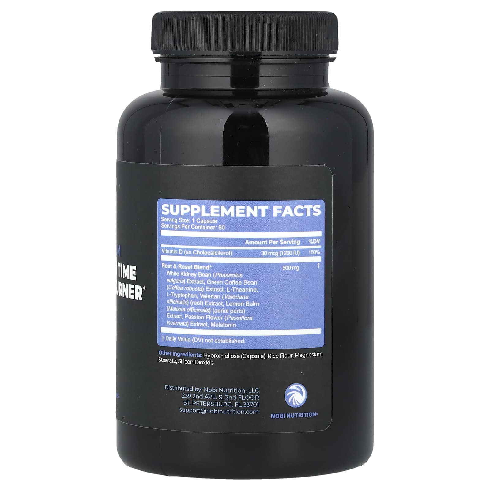Nobi Nutrition, Premium Night Time Fat Burner, 60 Capsules - Image 2