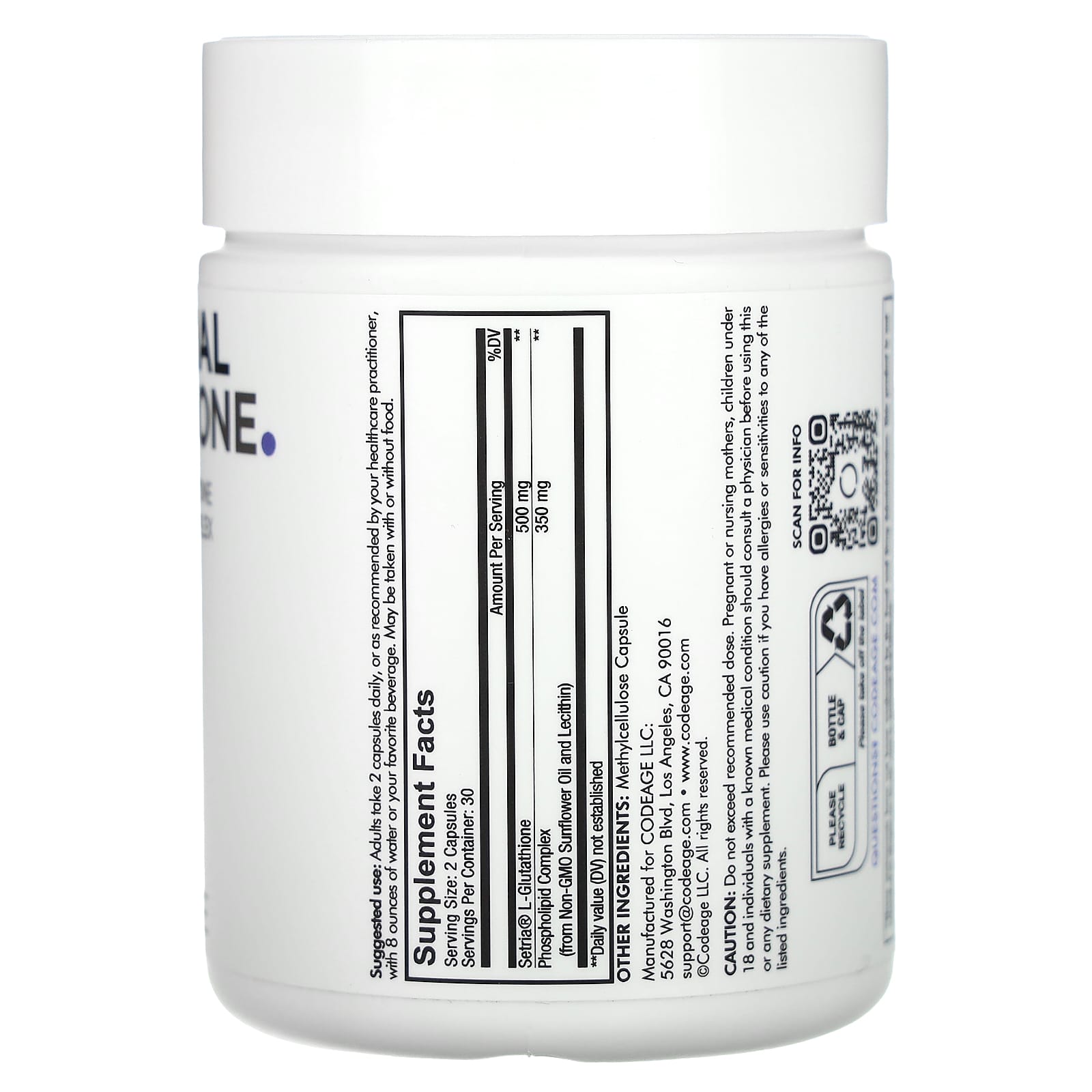 Boost Your Health with CodeAge Liposomal Glutathione Capsules - Image 2