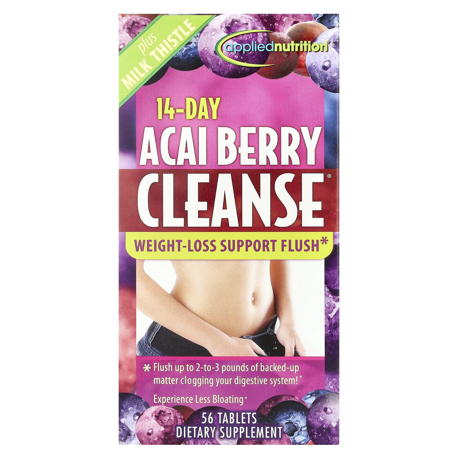 14-Day Acai Berry Cleanse by Applied Nutrition - Natural Weight Loss & Detox - Image 1