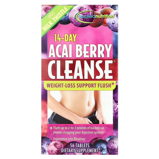 14-Day Acai Berry Cleanse by Applied Nutrition - Natural Weight Loss & Detox - Image 1
