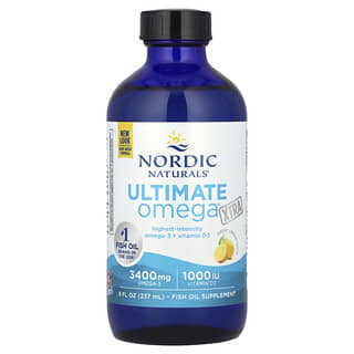 Nordic Naturals Ultimate Omega Xtra, High-Intensity Omega-3 + Vitamin D3 Supplem